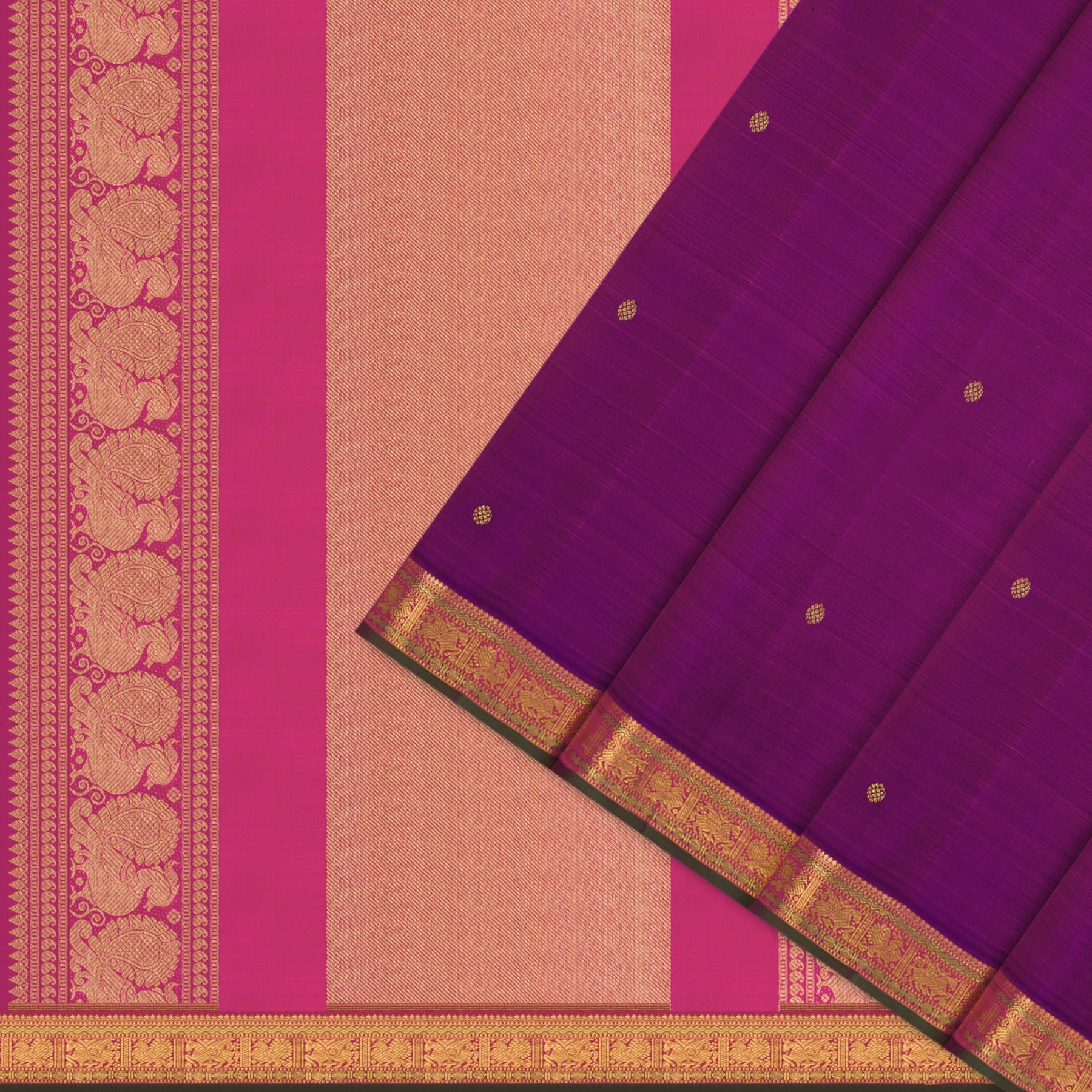 Kanakavalli Kanjivaram Silk Sari 26-110-HS001-01623 - Cover View