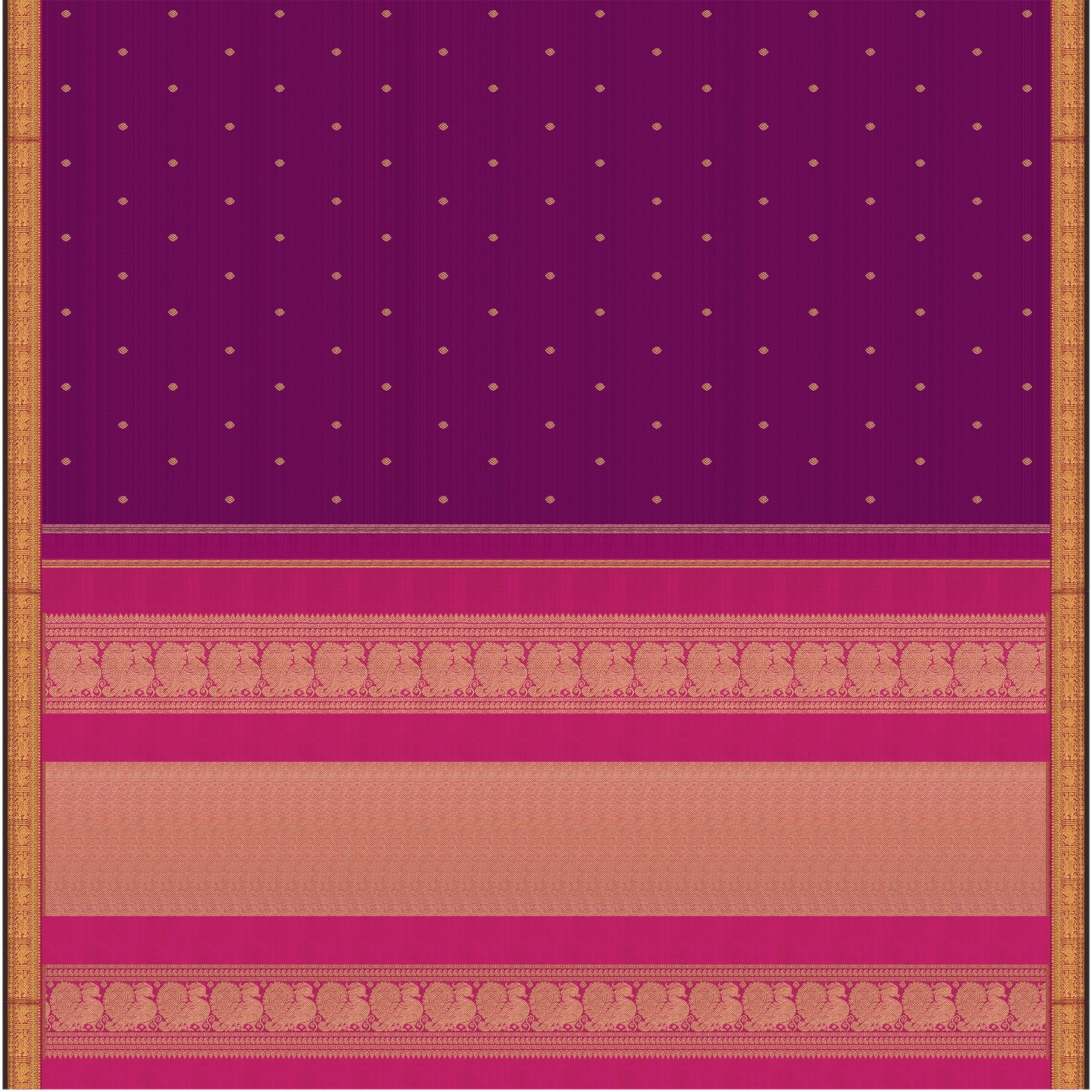 Kanakavalli Kanjivaram Silk Sari 26-110-HS001-01623 - Full View