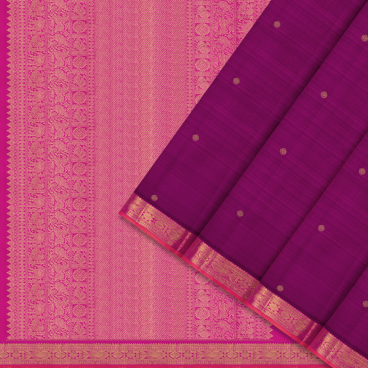 Kanakavalli Kanjivaram Silk Sari 26-110-HS001-01625 - Cover View