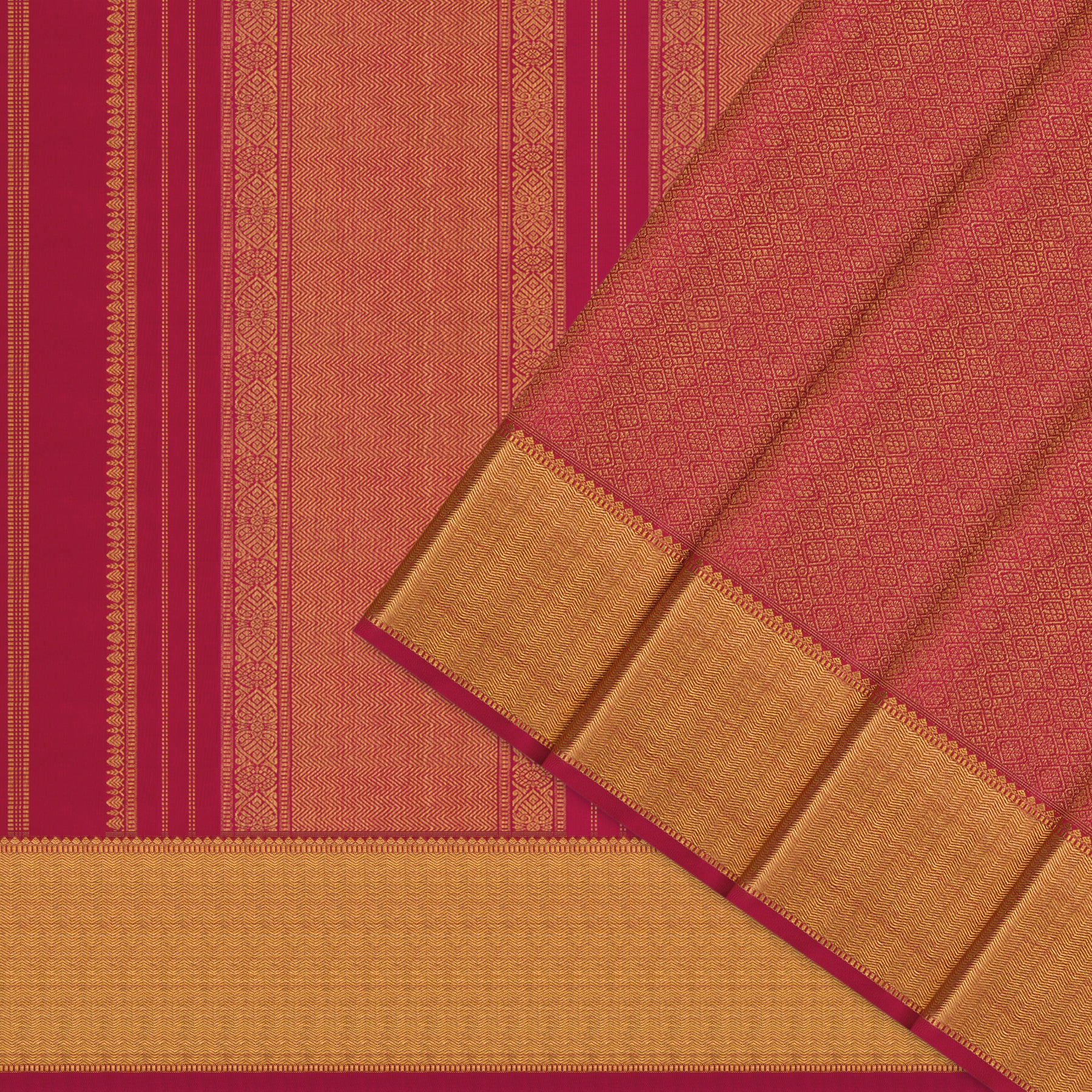 Kanakavalli Kanjivaram Silk Sari 26-110-HS001-01654 - Cover View