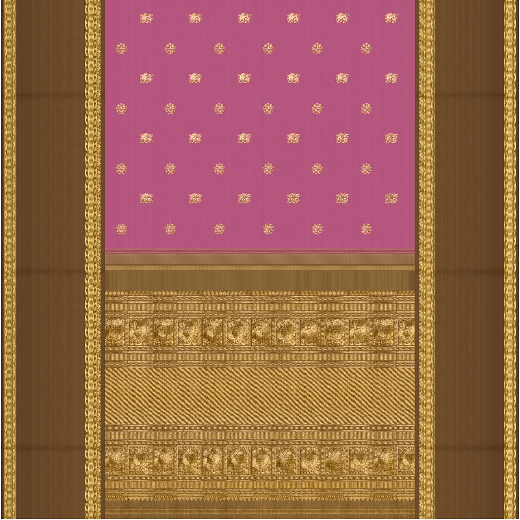 Kanakavalli Kanjivaram Silk Sari 26-110-HS001-01681 - Full View