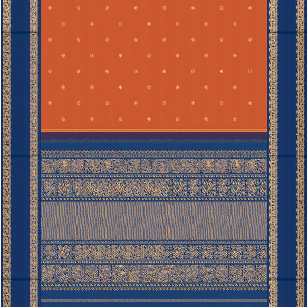 Kanakavalli Kanjivaram Silk Sari 26-110-HS001-01682 - Full View