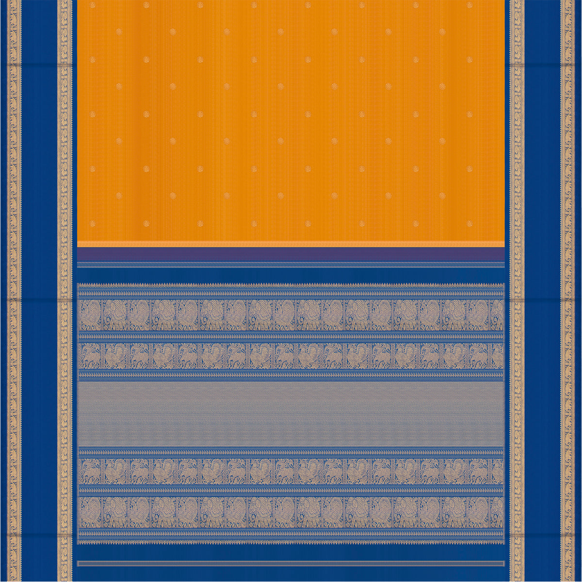 Kanakavalli Kanjivaram Silk Sari 26-110-HS001-01684 - Full View