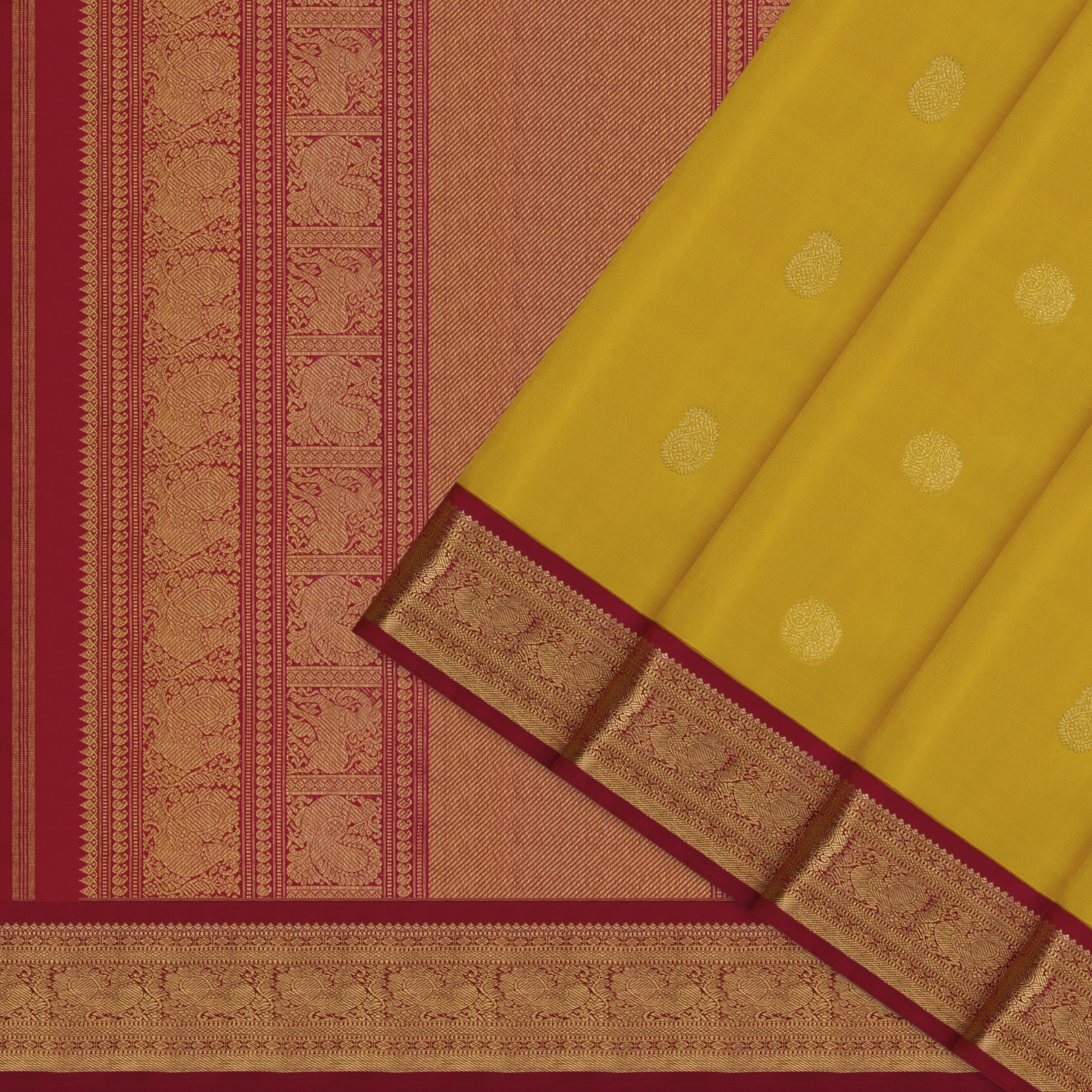 Kanakavalli Kanjivaram Silk Sari 26-110-HS001-01686 - Cover View
