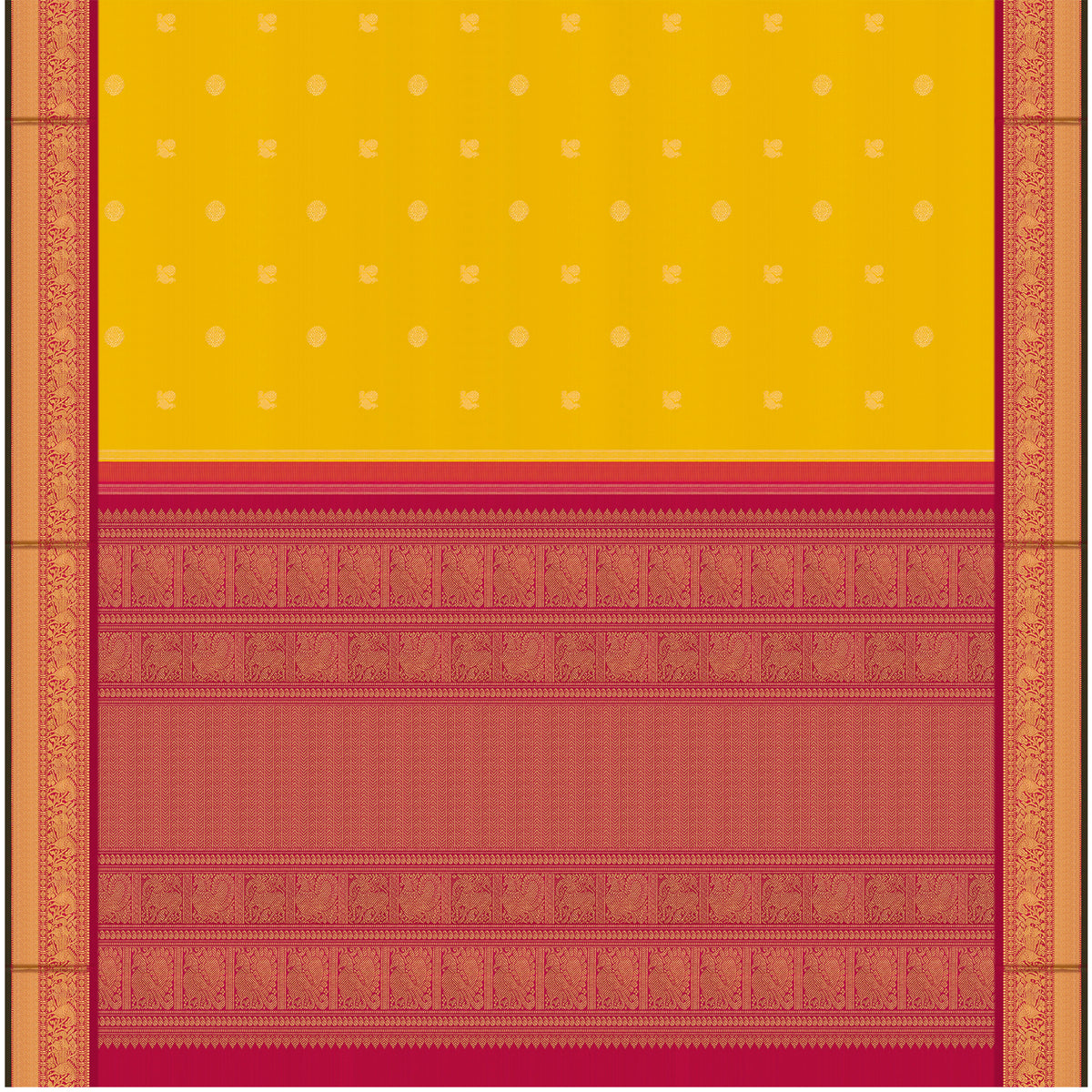 Kanakavalli Kanjivaram Silk Sari 26-110-HS001-01688 - Full View