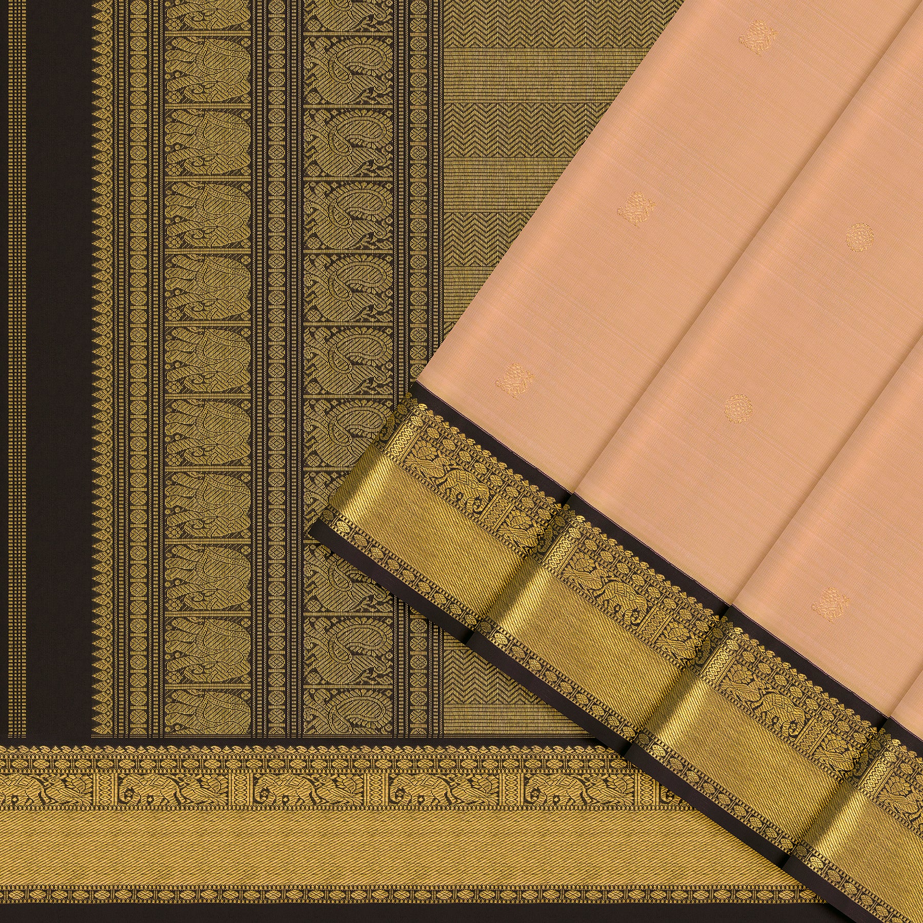 Kanakavalli Kanjivaram Silk Sari 26-110-HS001-01689 - Cover View