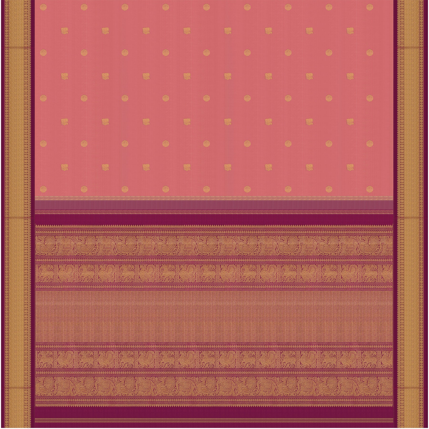 Kanakavalli Kanjivaram Silk Sari 26-110-HS001-01692 - Full View