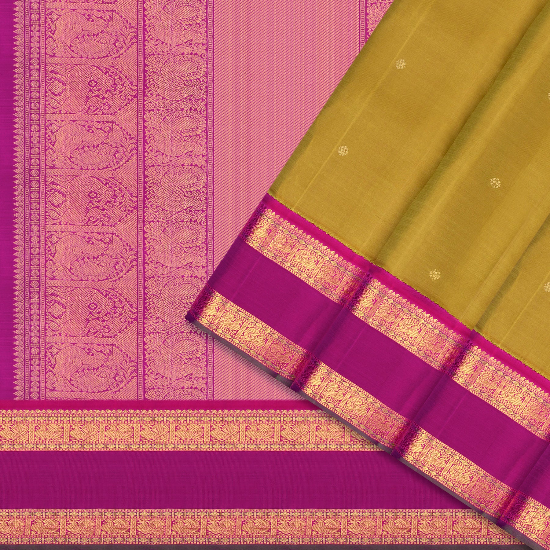 Kanakavalli Kanjivaram Silk Sari 26-110-HS001-01703 - Cover View