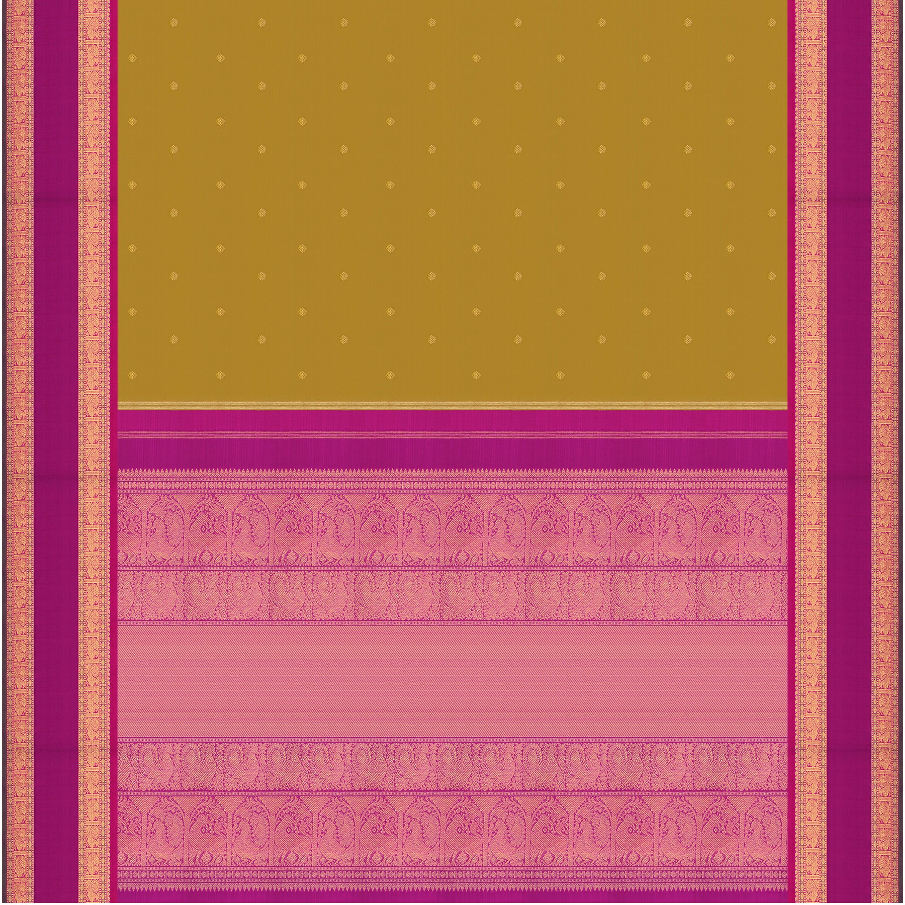 Kanakavalli Kanjivaram Silk Sari 26-110-HS001-01703 - Full View
