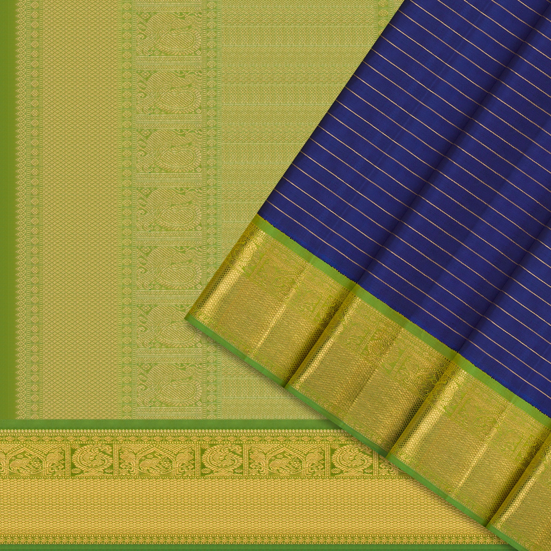Kanakavalli Kanjivaram Silk Sari 26-110-HS001-01706 - Cover View