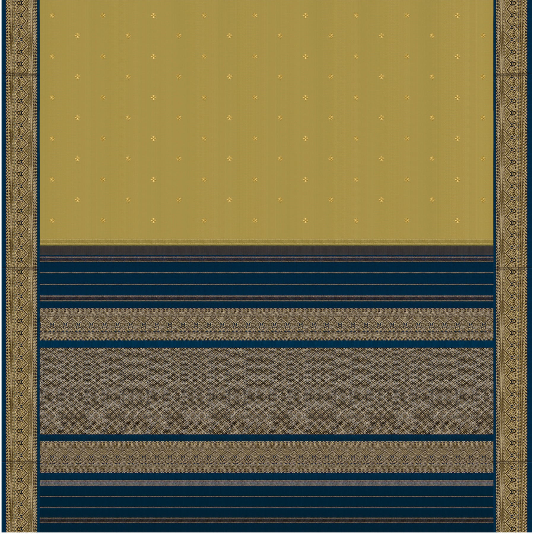 Kanakavalli Kanjivaram Silk Sari 26-110-HS001-01707 - Full View