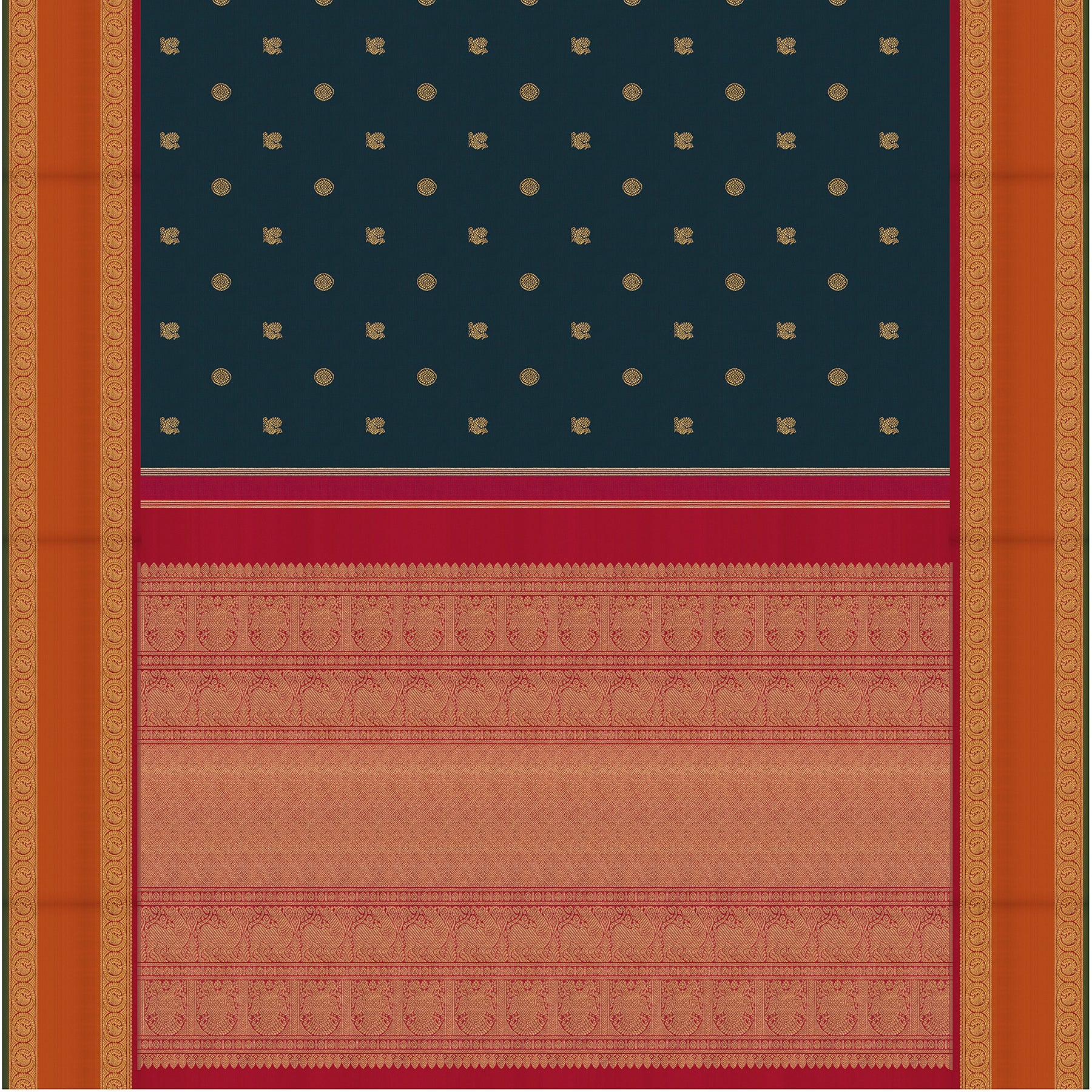 Kanakavalli Kanjivaram Silk Sari 26-110-HS001-01712 - Full View