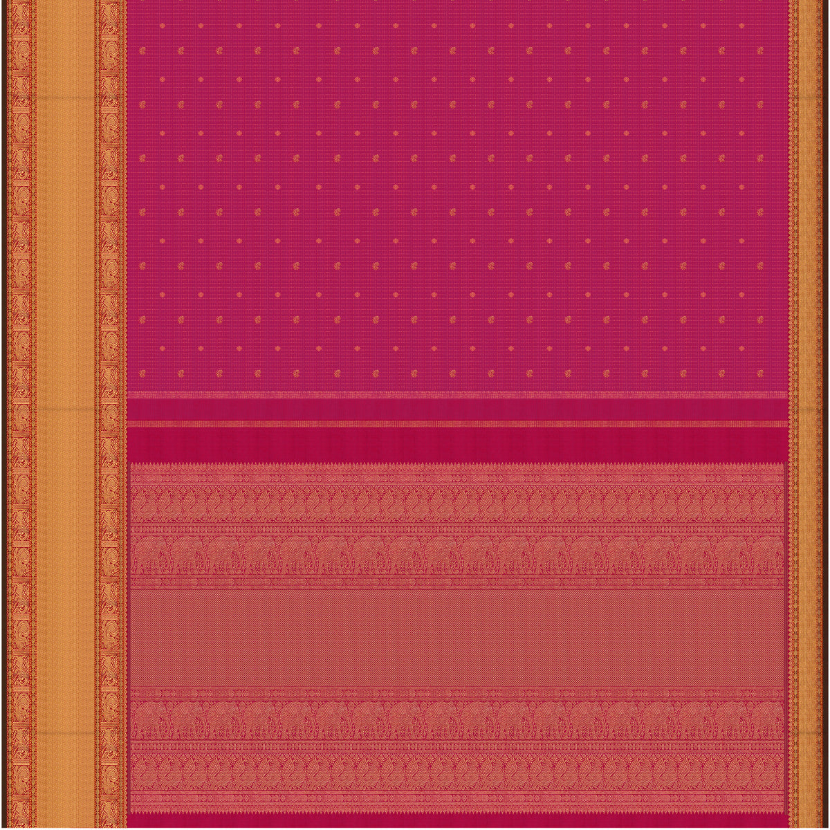 Kanakavalli Kanjivaram Silk Sari 26-110-HS001-01724 - Full View