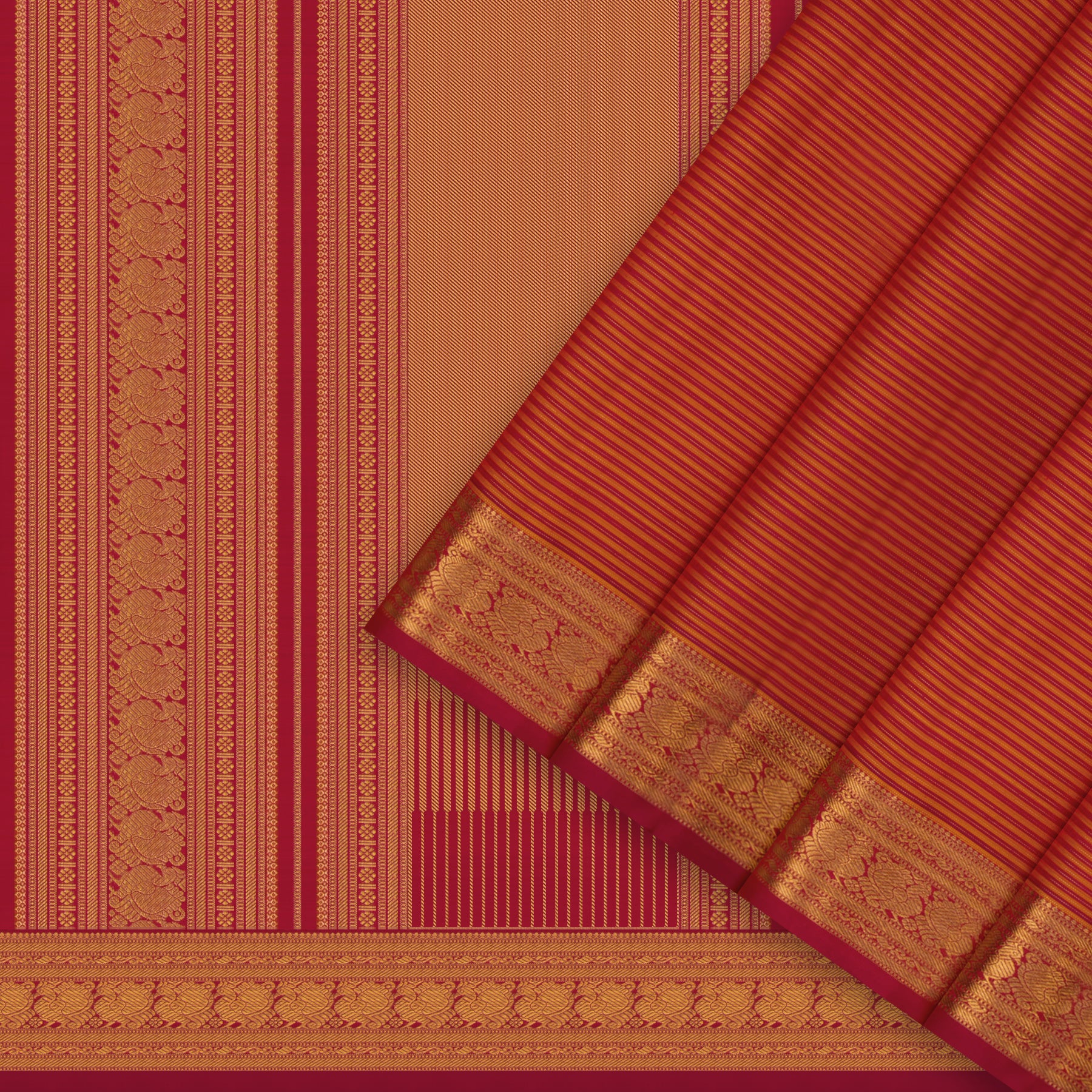Kanakavalli Kanjivaram Silk Sari 26-110-HS001-01728 - Cover View