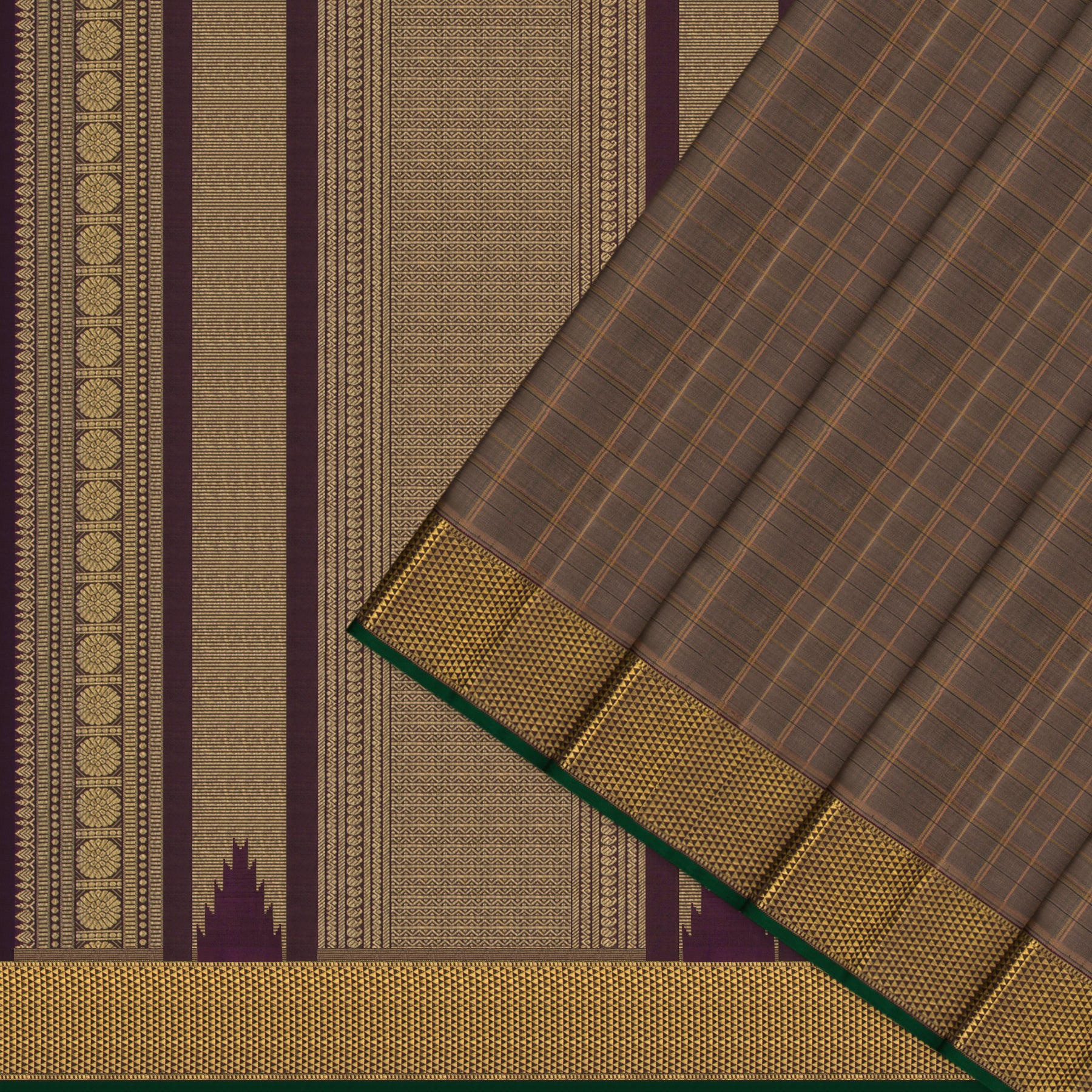 Kanakavalli Kanjivaram Silk Sari 26-110-HS001-01730 - Cover View