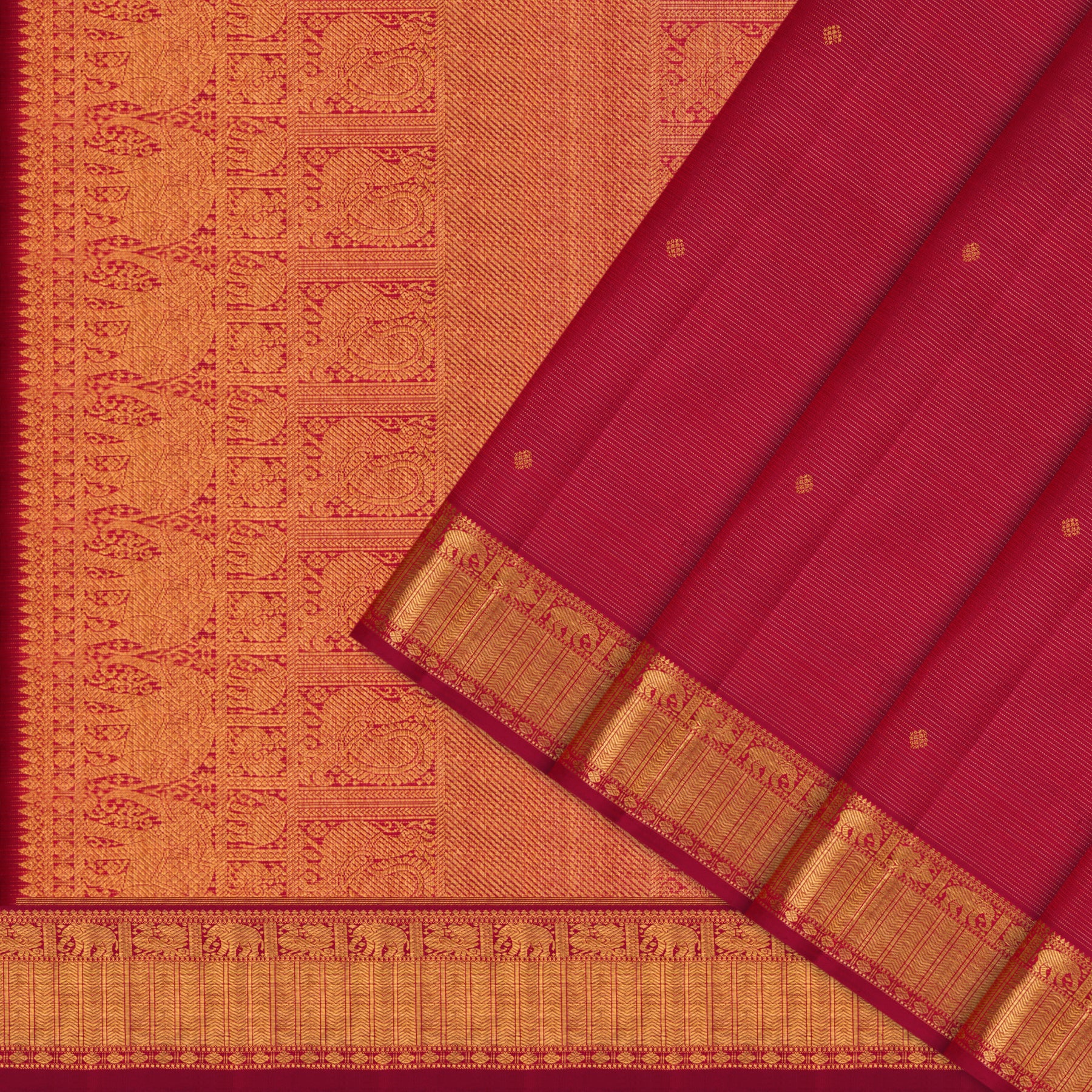 Kanakavalli Kanjivaram Silk Sari 26-110-HS001-01748 - Cover View