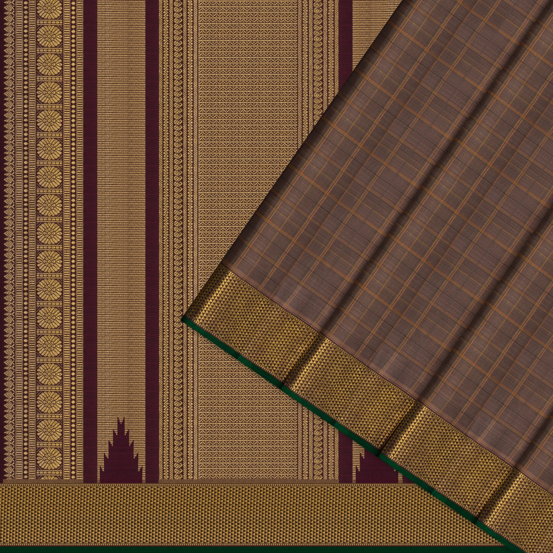Kanakavalli Kanjivaram Silk Sari 26-110-HS001-01777 - Cover View