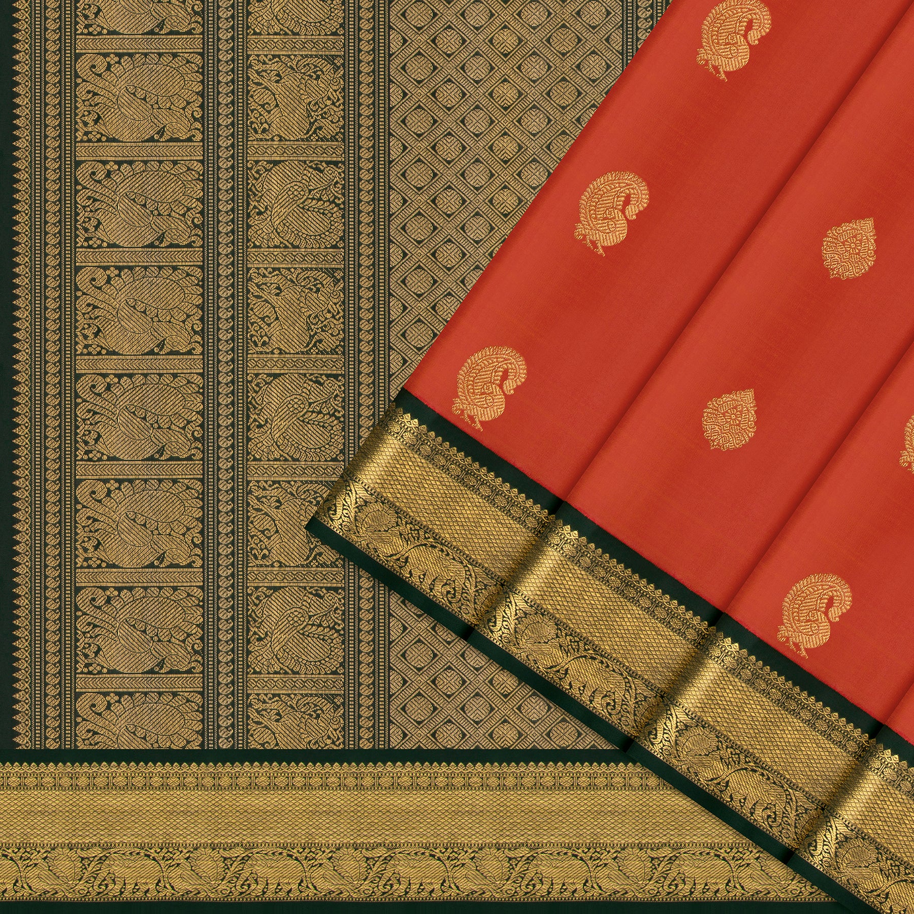 Kanakavalli Kanjivaram Silk Sari 26-110-HS001-01778 - Cover View