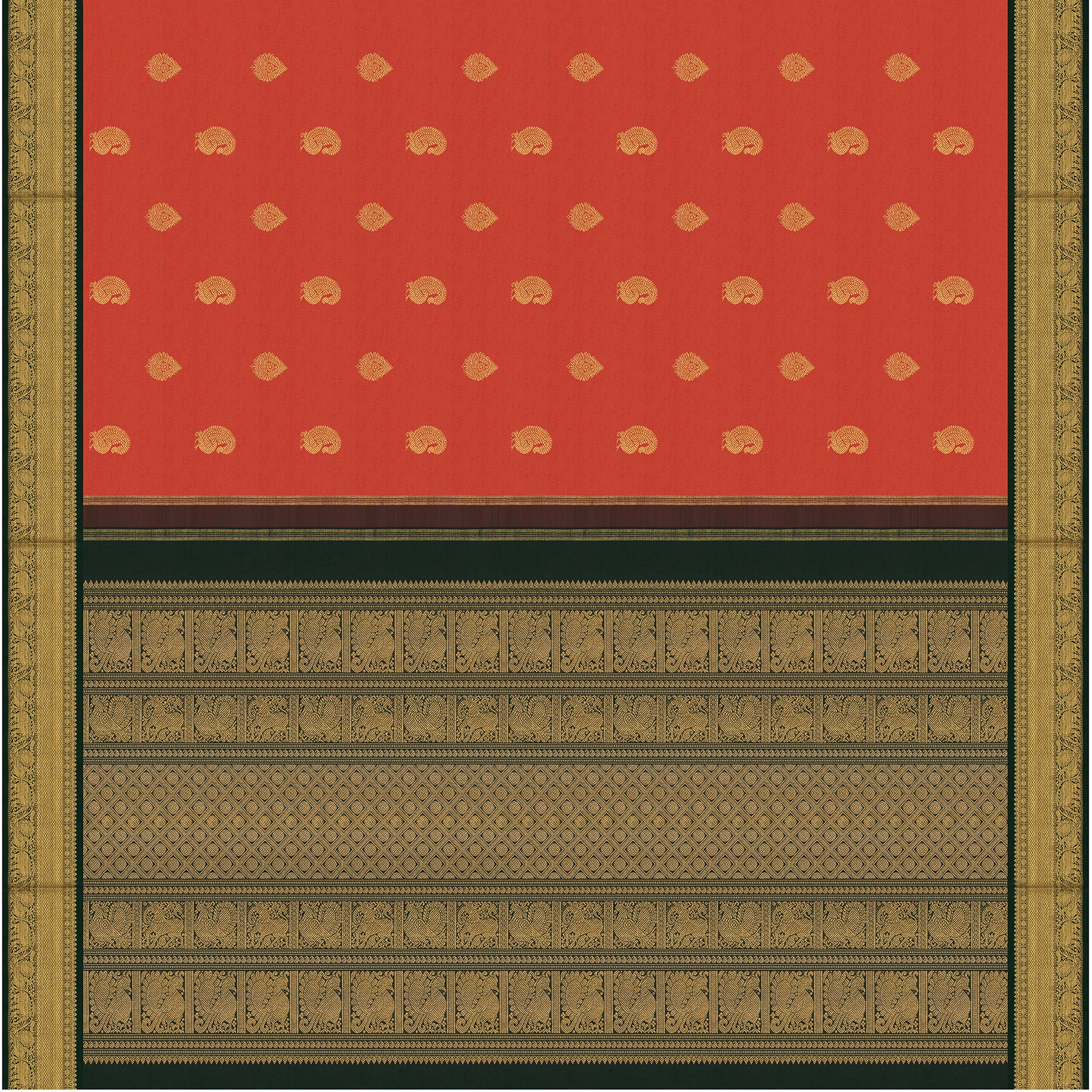 Kanakavalli Kanjivaram Silk Sari 26-110-HS001-01778 - Full View