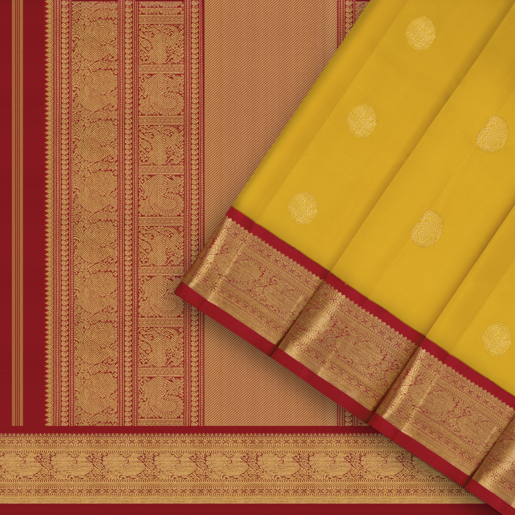 Kanakavalli Kanjivaram Silk Sari 26-110-HS001-01785 - Cover View