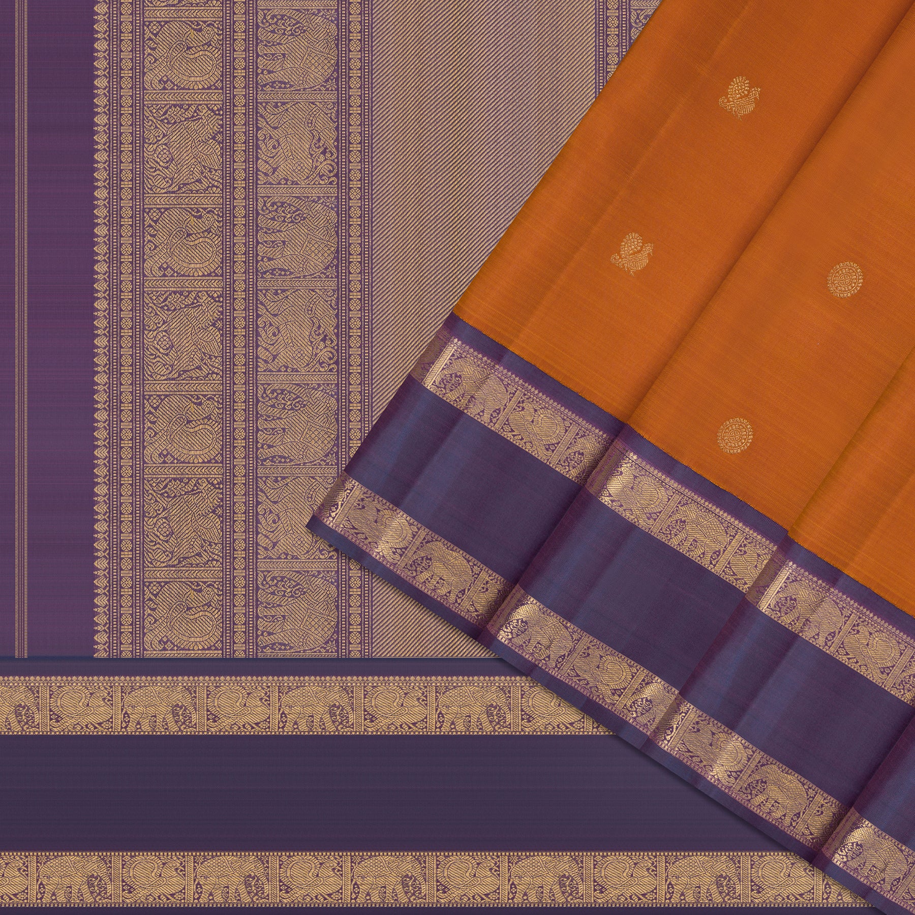 Kanakavalli Kanjivaram Silk Sari 26-110-HS001-01787 - Cover View