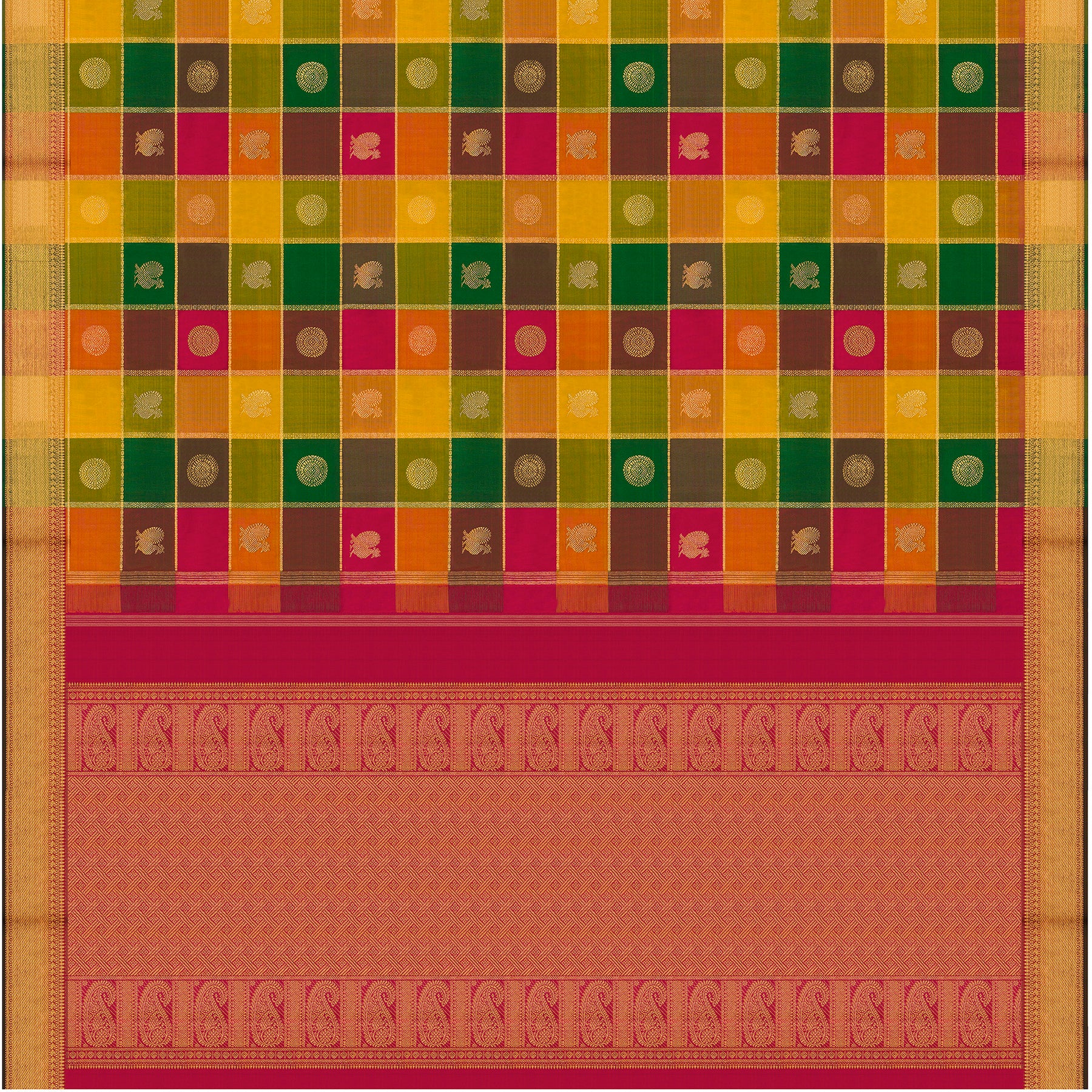 Kanakavalli Kanjivaram Silk Sari 26-110-HS001-01788 - Full View
