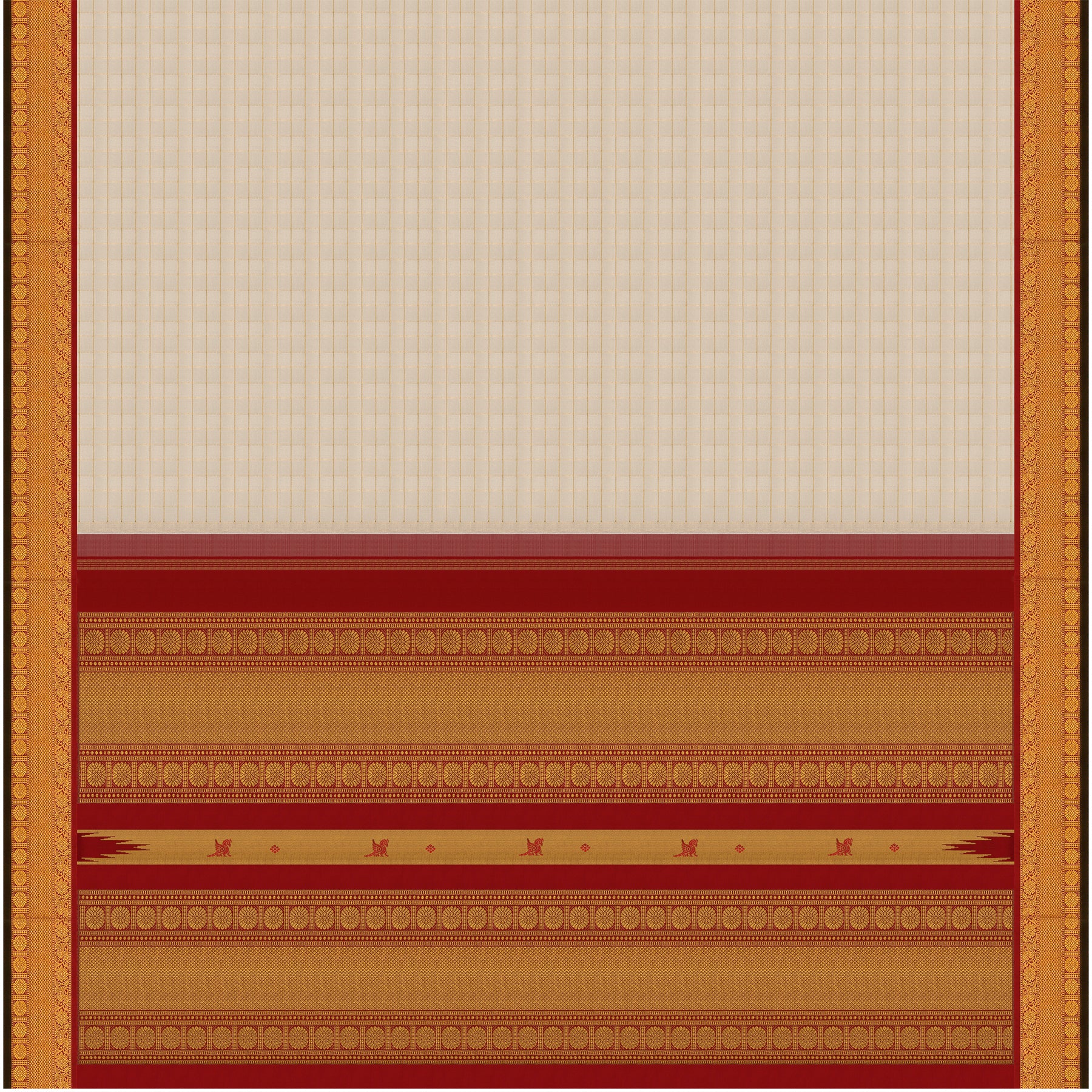 Kanakavalli Kanjivaram Silk Sari 26-110-HS001-02048 - Full View