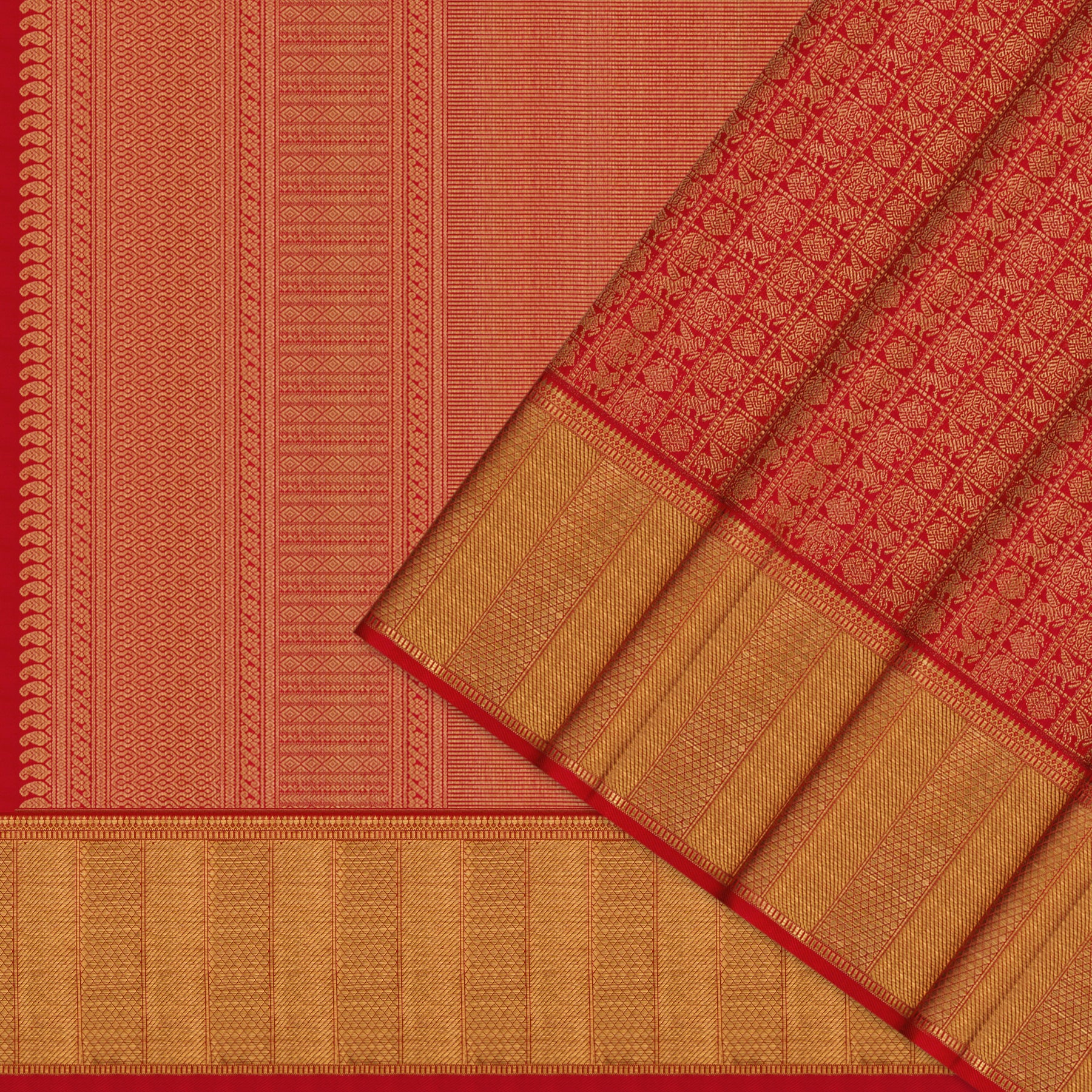 Kanakavalli Kanjivaram Silk Sari 26-110-HS001-02201 - Cover View