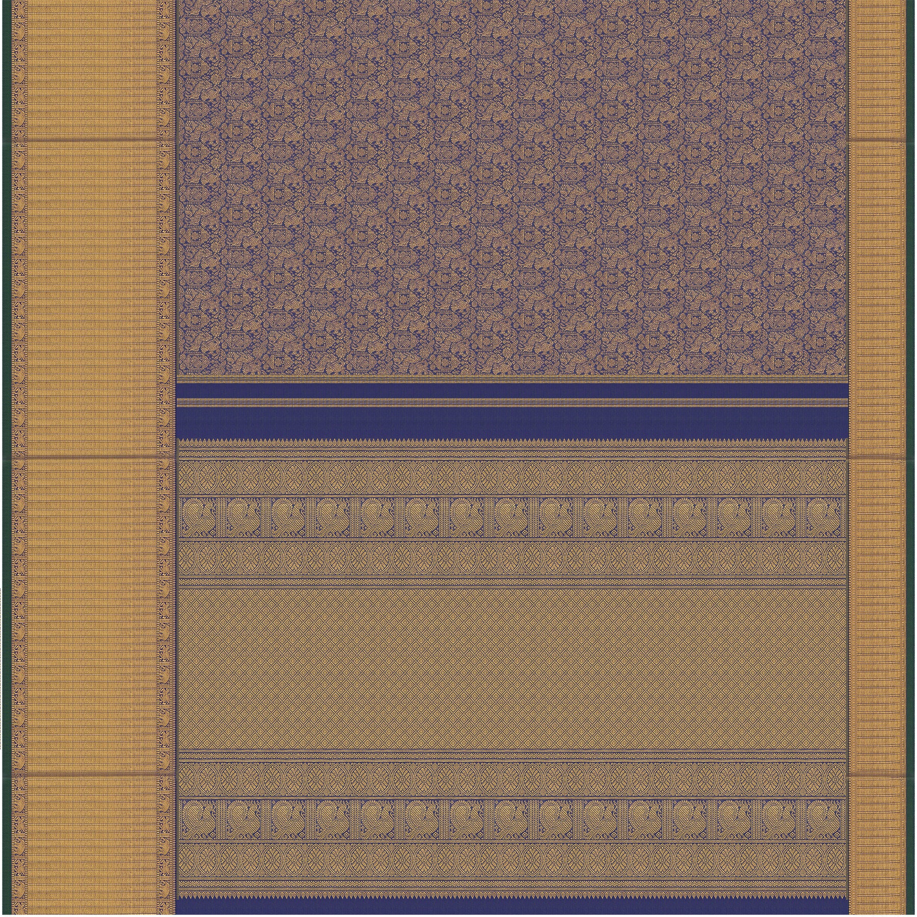 Kanakavalli Kanjivaram Silk Sari 26-110-HS001-02205 - Full View