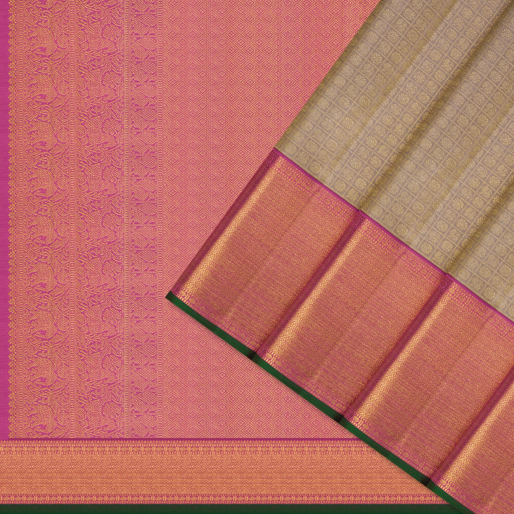 Kanakavalli Kanjivaram Silk Sari 26-110-HS001-02210 - Cover View