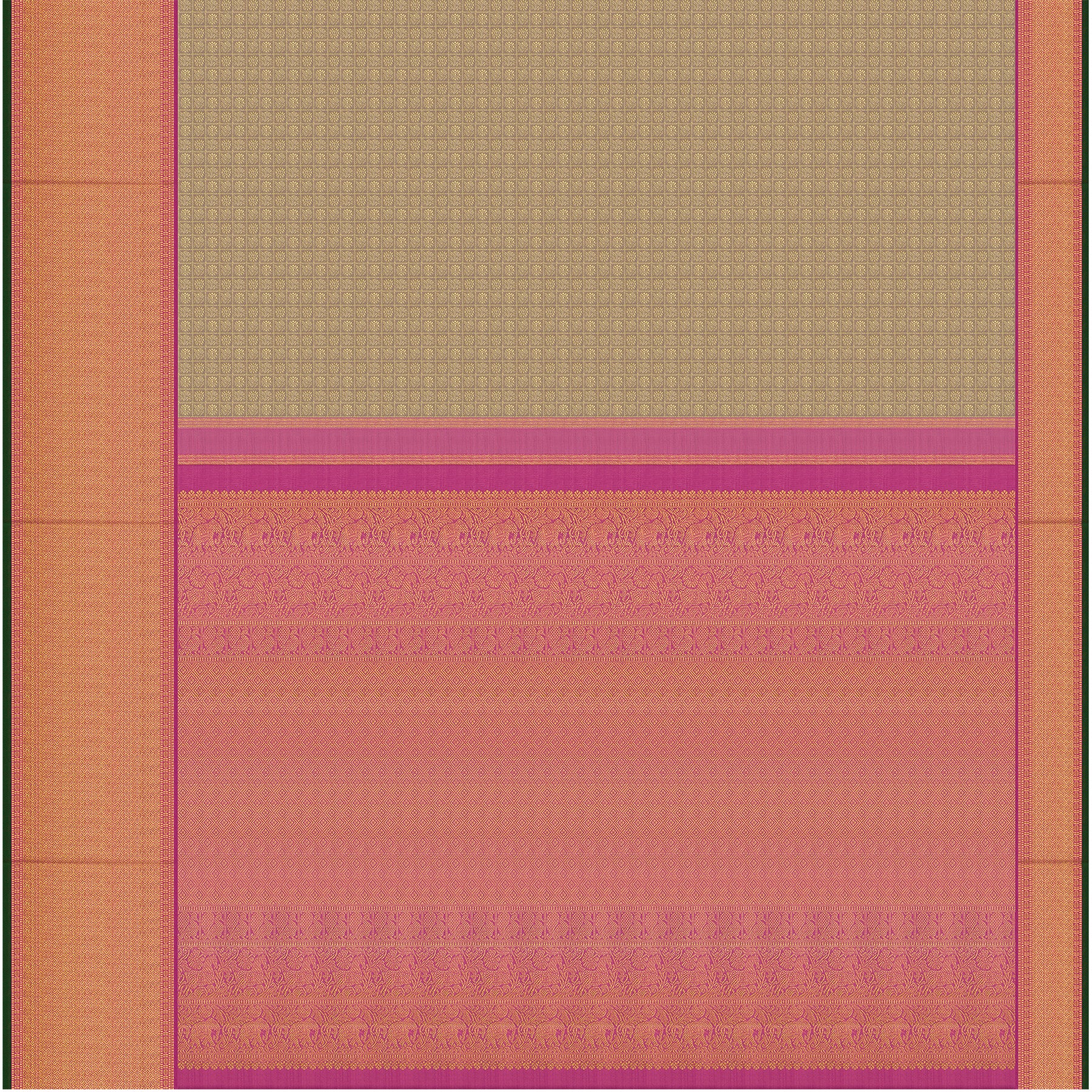 Kanakavalli Kanjivaram Silk Sari 26-110-HS001-02210 - Full View