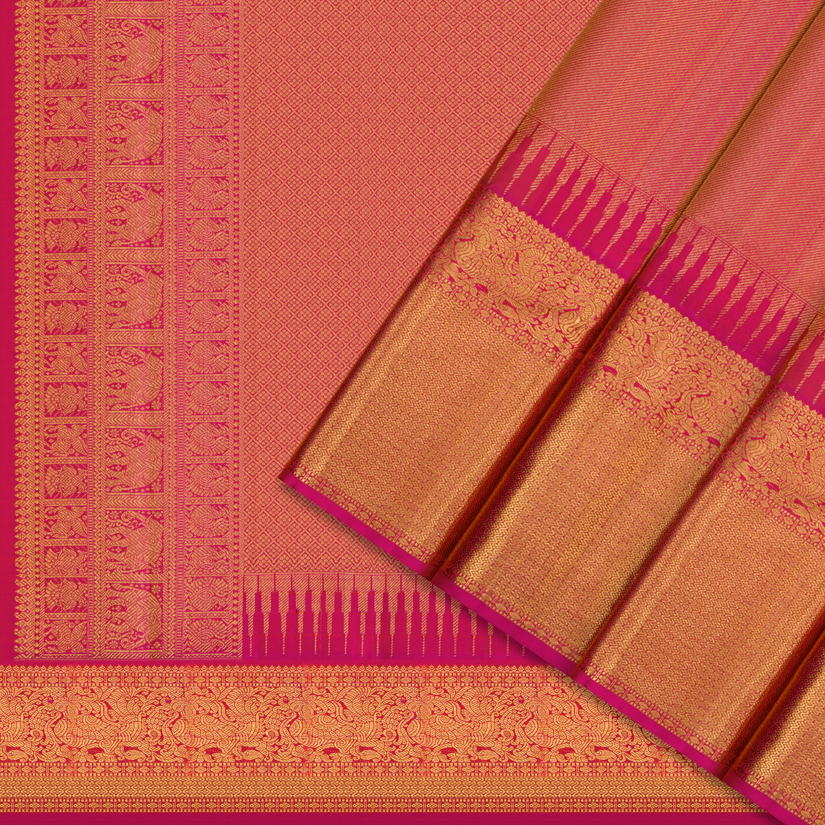 Kanakavalli Kanjivaram Silk Sari 26-110-HS001-02215 - Cover View