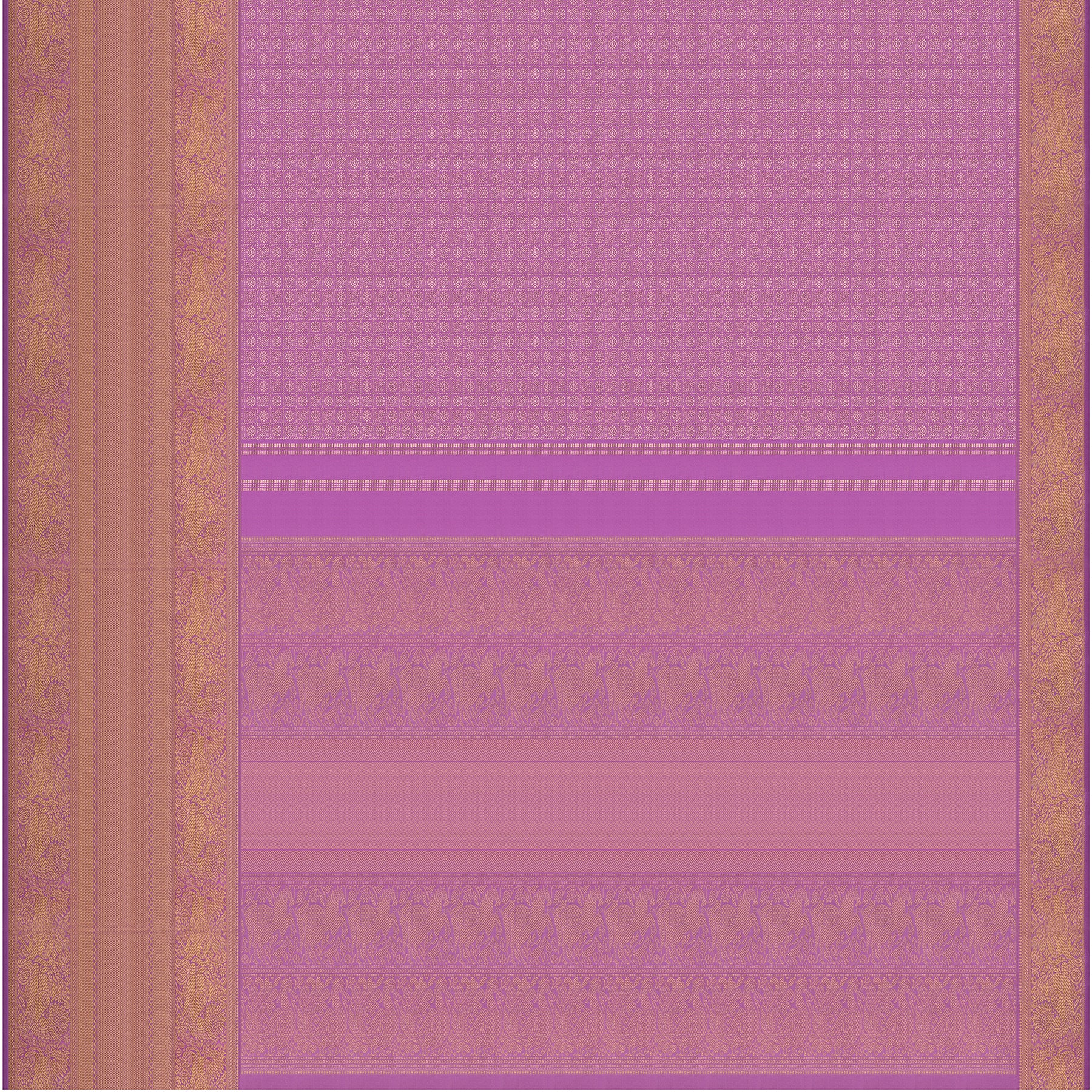 Kanakavalli Kanjivaram Silk Sari 26-110-HS001-02223 - Full View