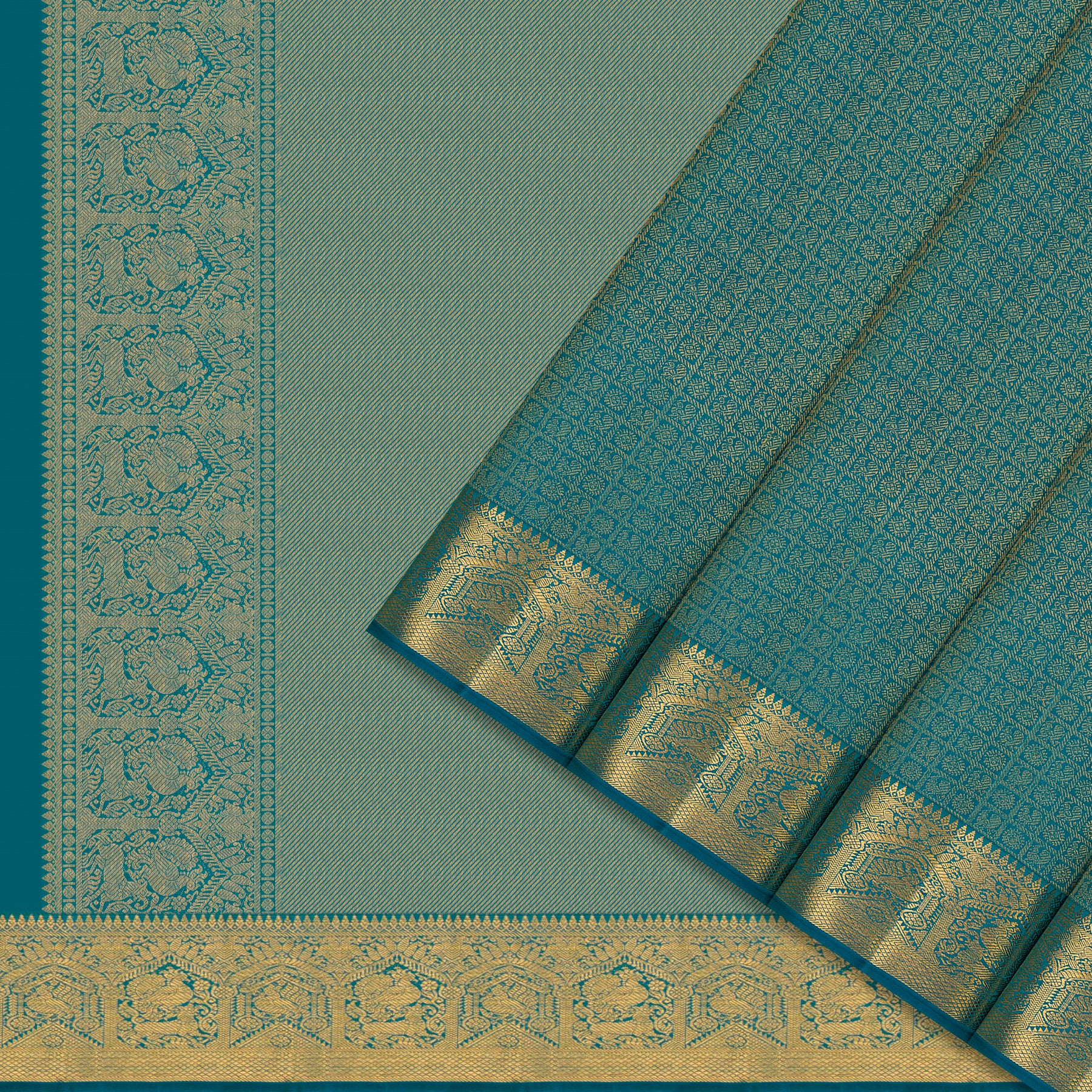 Kanakavalli Kanjivaram Silk Sari 26-110-HS001-02239 - Cover View