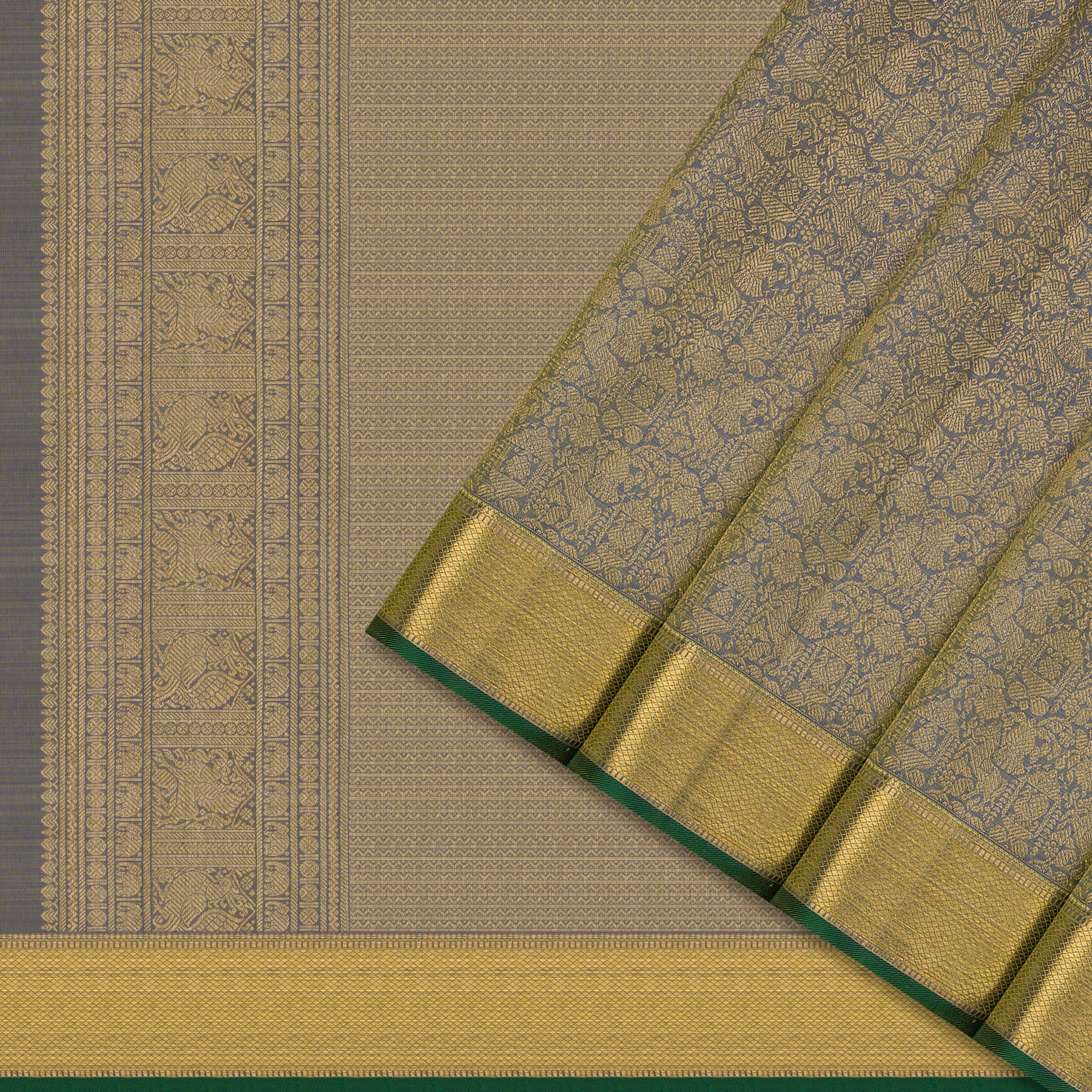 Kanakavalli Kanjivaram Silk Sari 26-110-HS001-02247 - Cover View