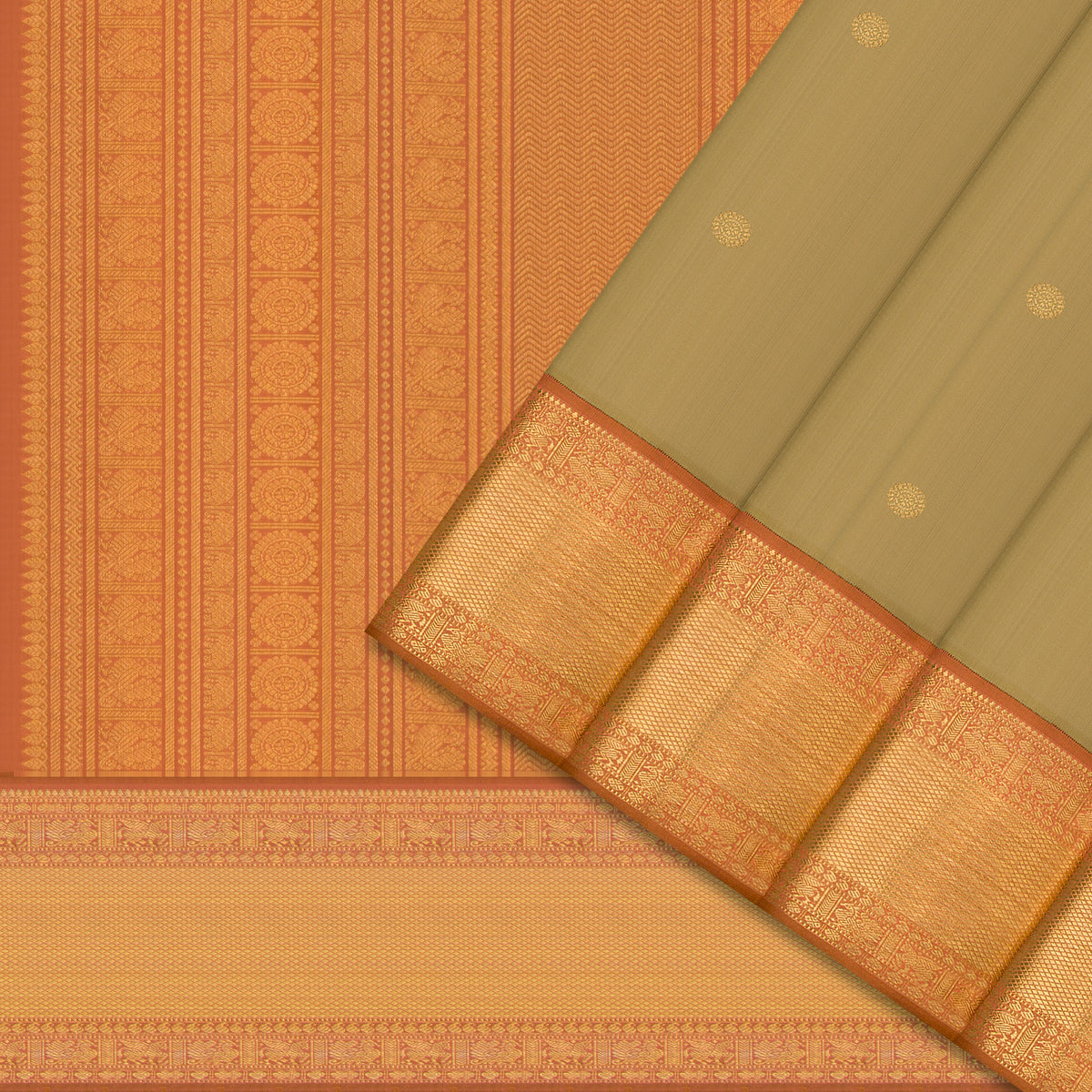 Kanakavalli Kanjivaram Silk Sari 26-110-HS001-02256 - Cover View