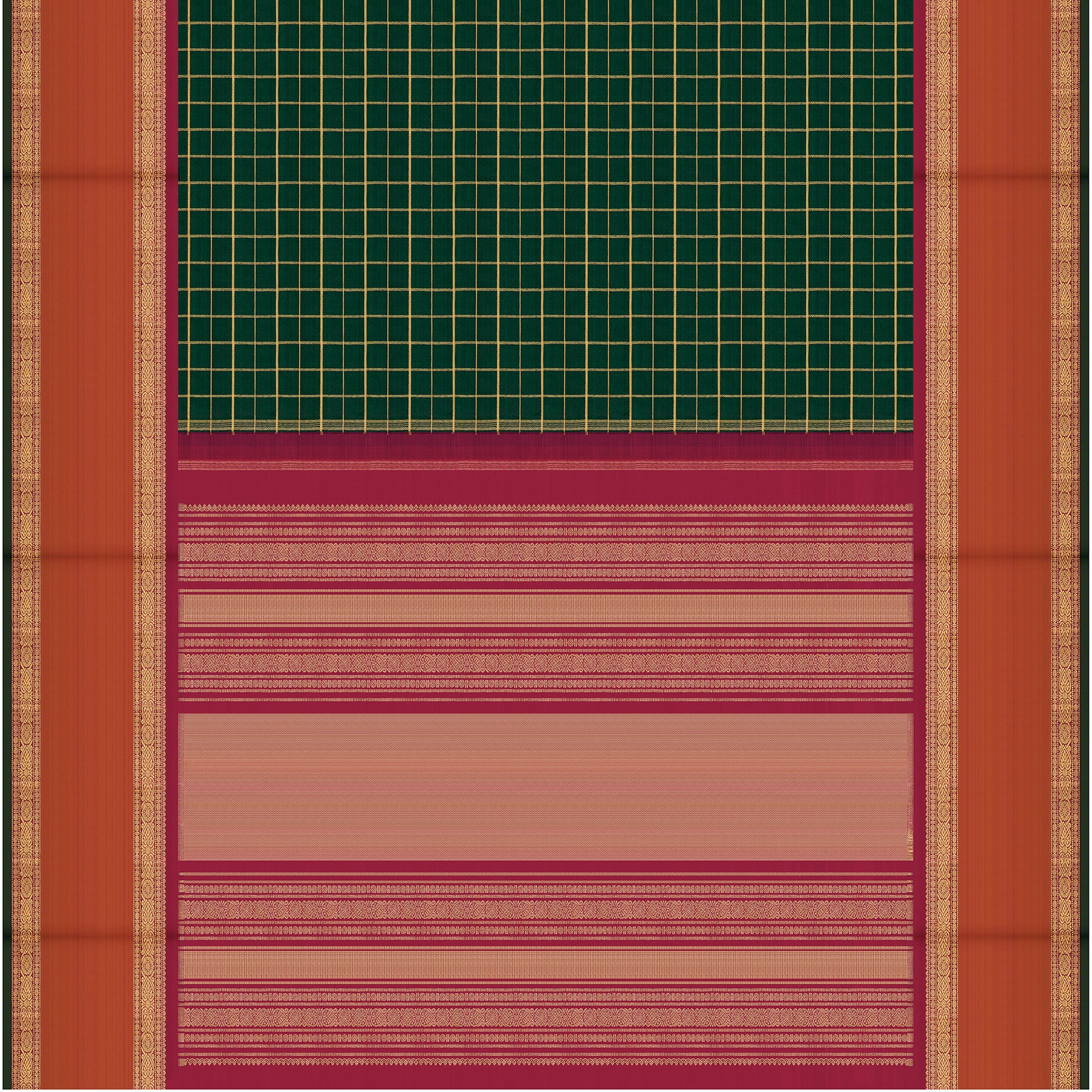 Kanakavalli Kanjivaram Silk Sari 26-110-HS001-02260 - Full View
