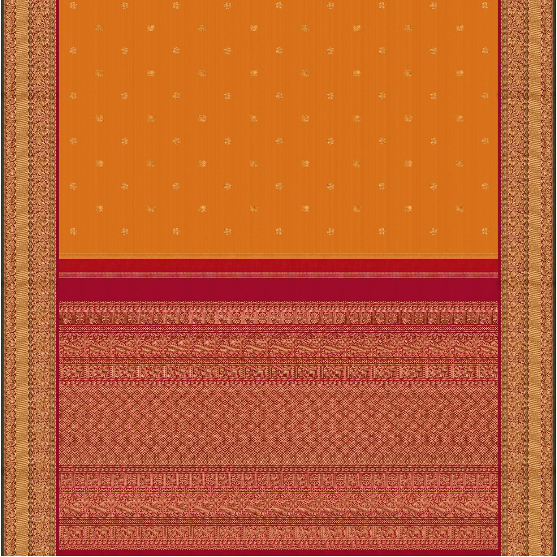 Kanakavalli Kanjivaram Silk Sari 26-110-HS001-02272 - Full View