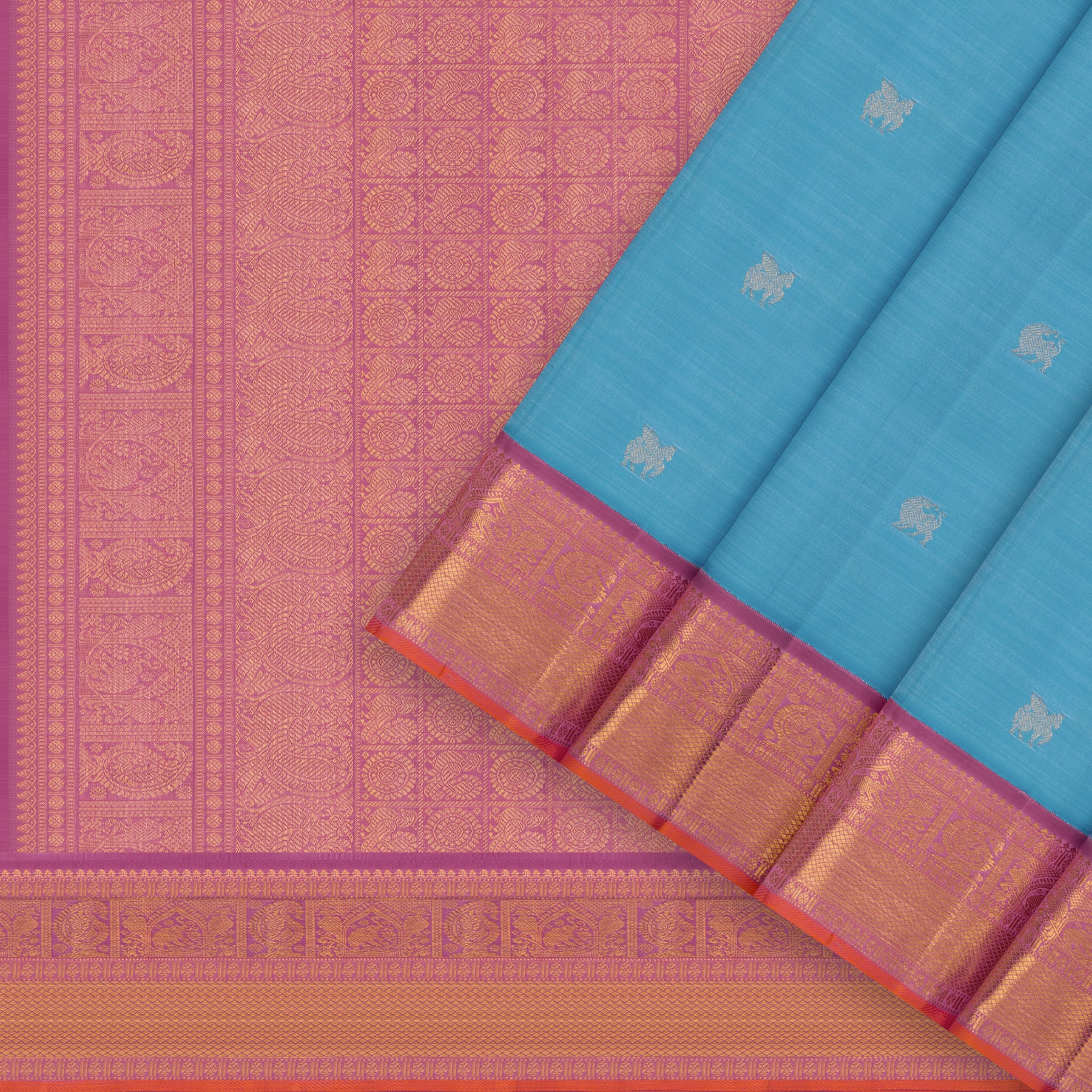 Kanakavalli Kanjivaram Silk Sari 26-110-HS001-02275 - Cover View