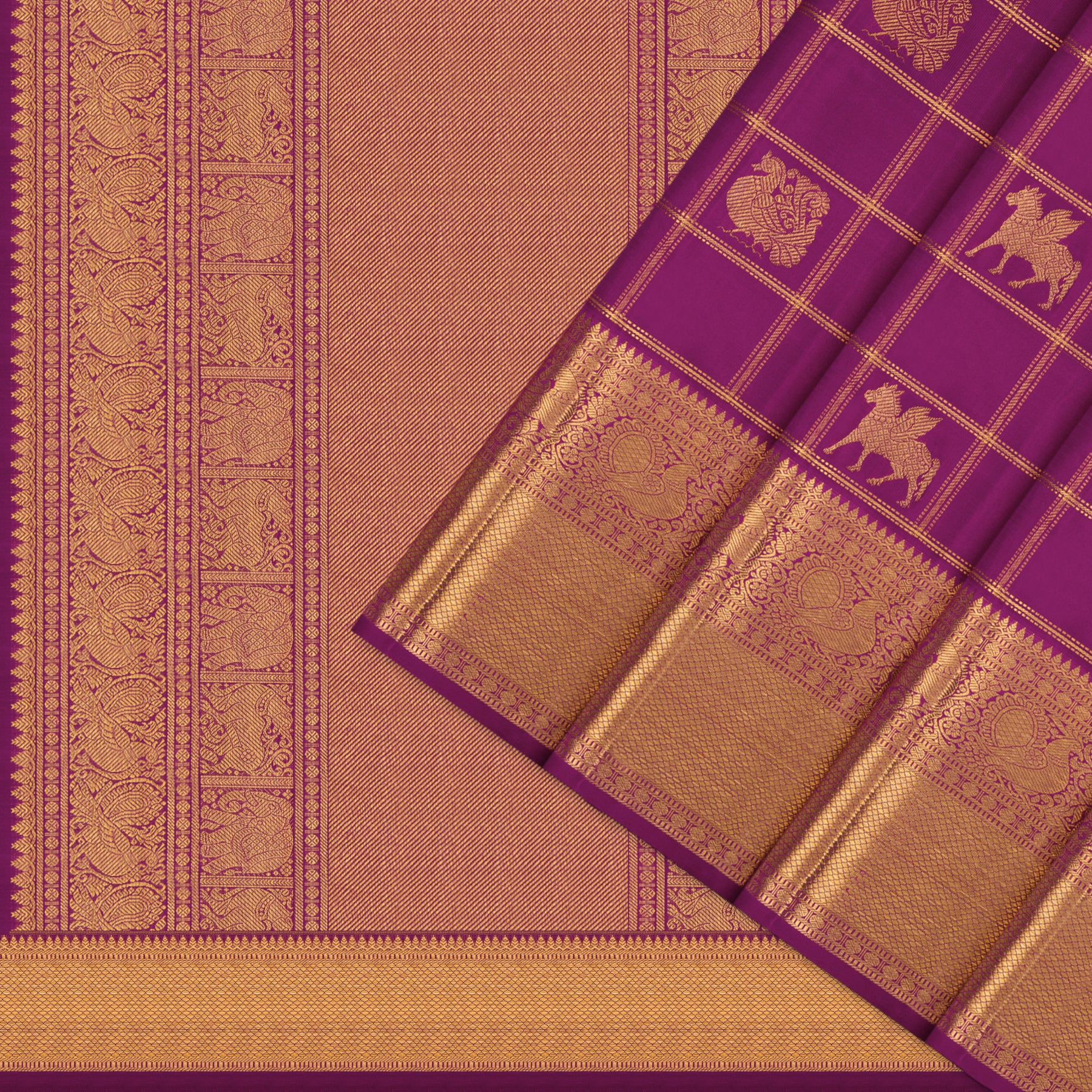 Kanakavalli Kanjivaram Silk Sari 26-110-HS001-02281 - Cover View