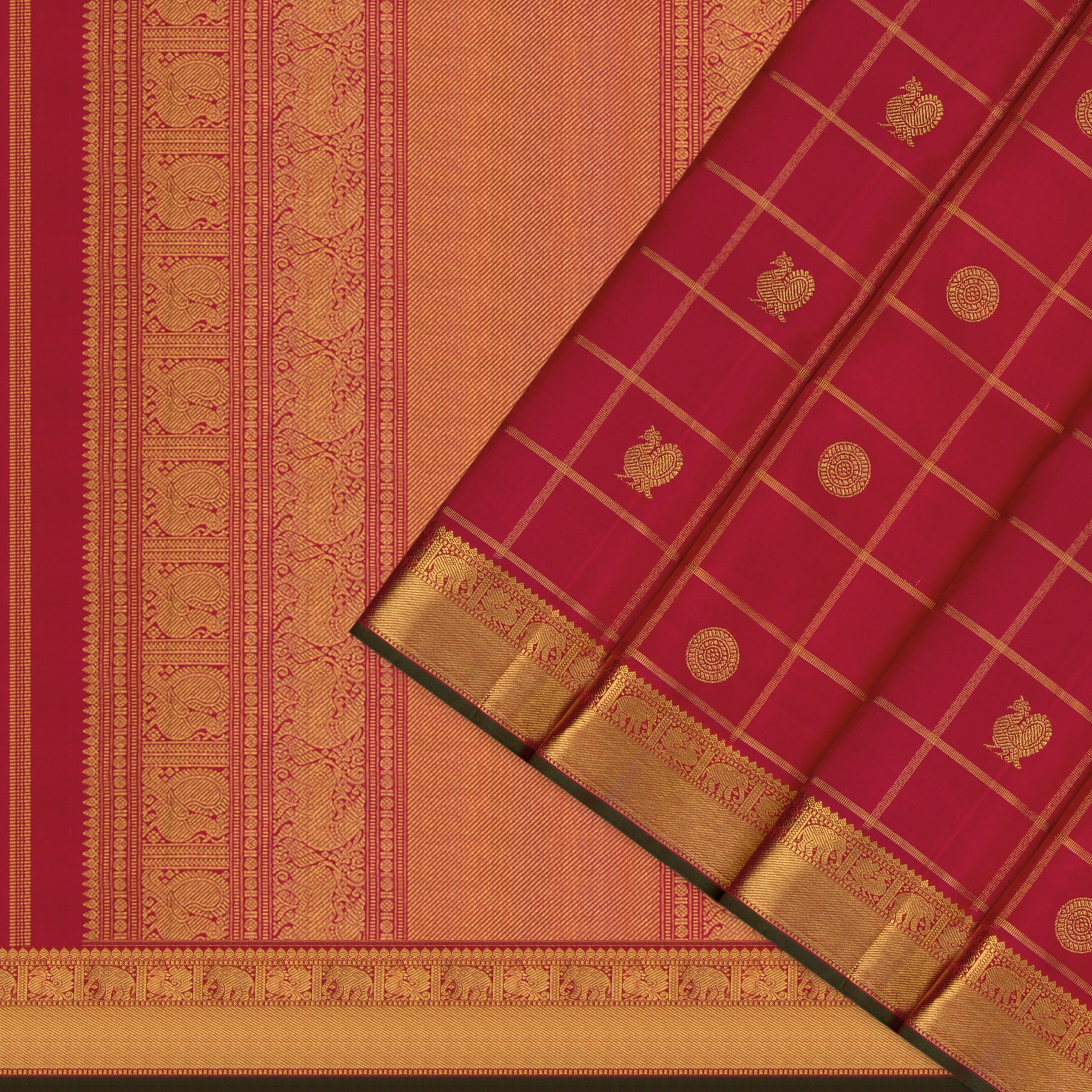 Kanakavalli Kanjivaram Silk Sari 26-110-HS001-02289 - Cover View