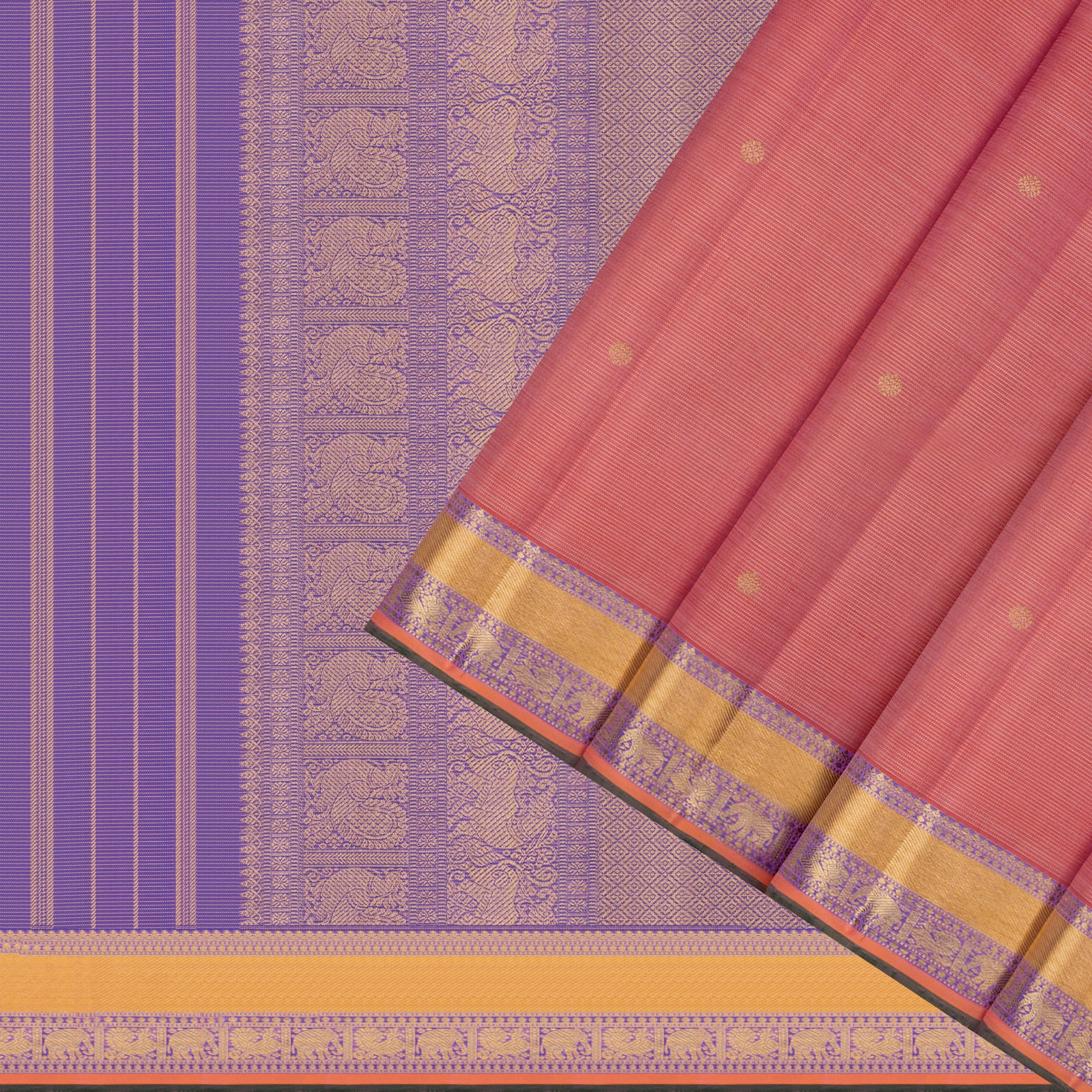 Kanakavalli Kanjivaram Silk Sari 26-110-HS001-02301 - Cover View