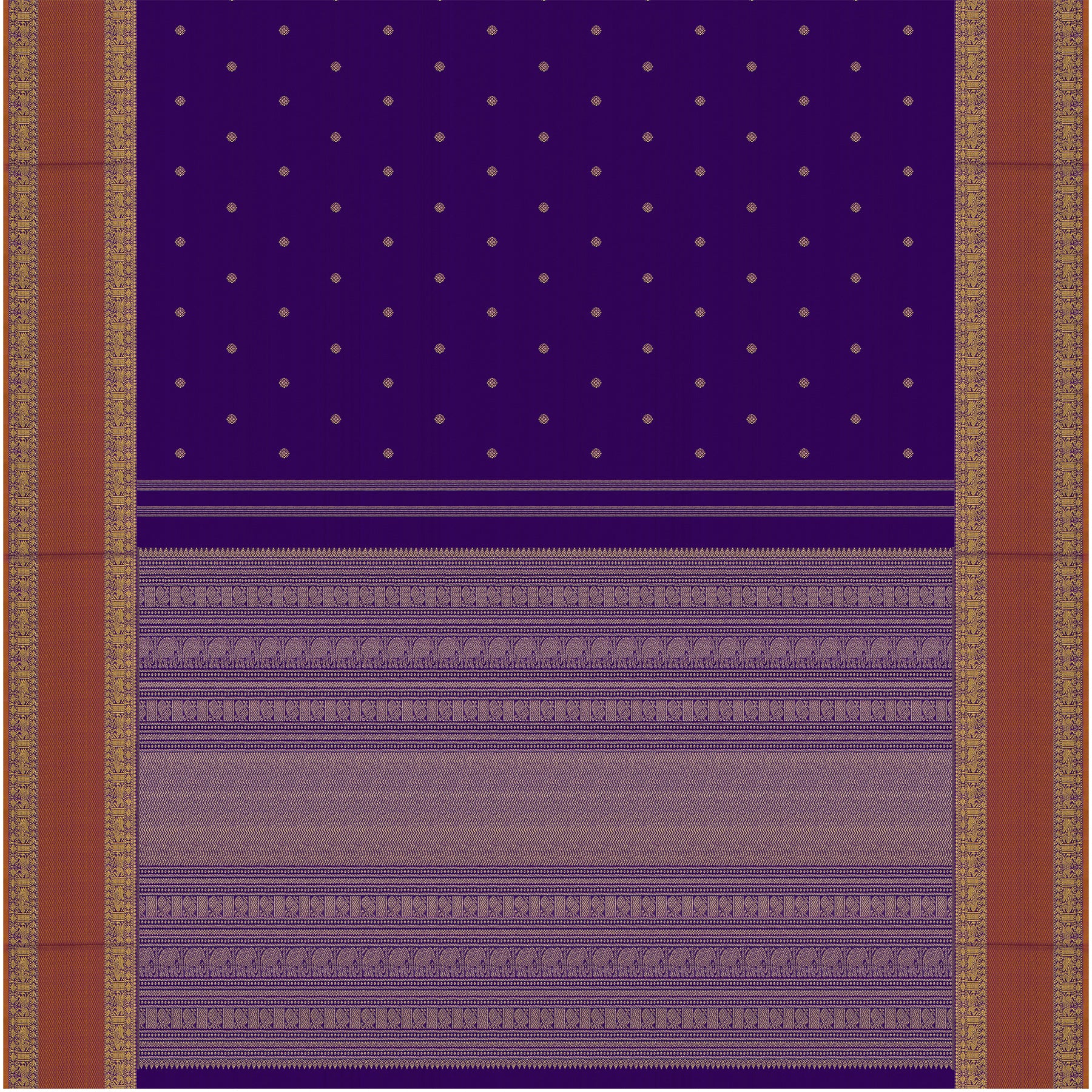 Kanakavalli Kanjivaram Silk Sari 26-110-HS001-02319 - Full View