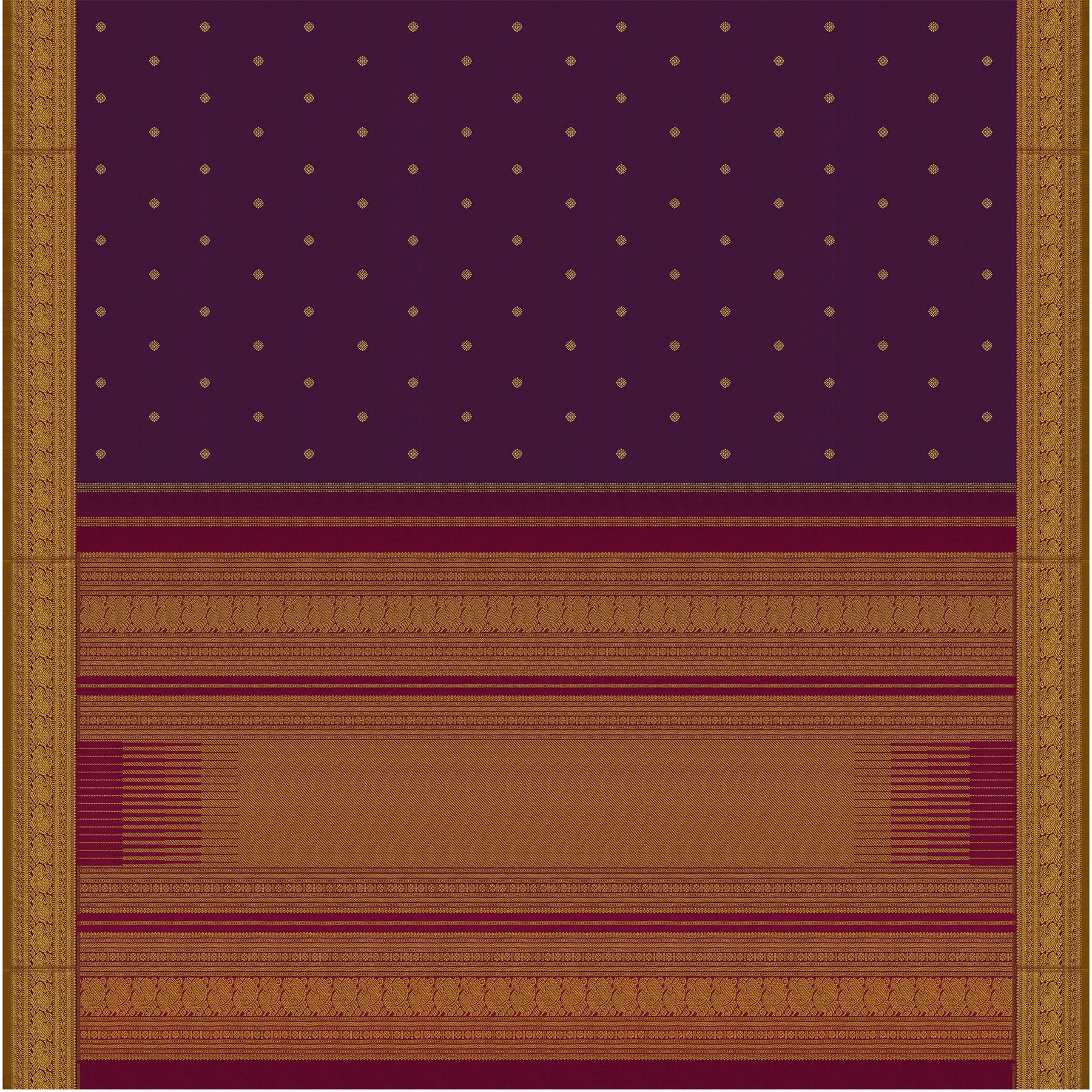 Kanakavalli Kanjivaram Silk Sari 26-110-HS001-02341 - Full View