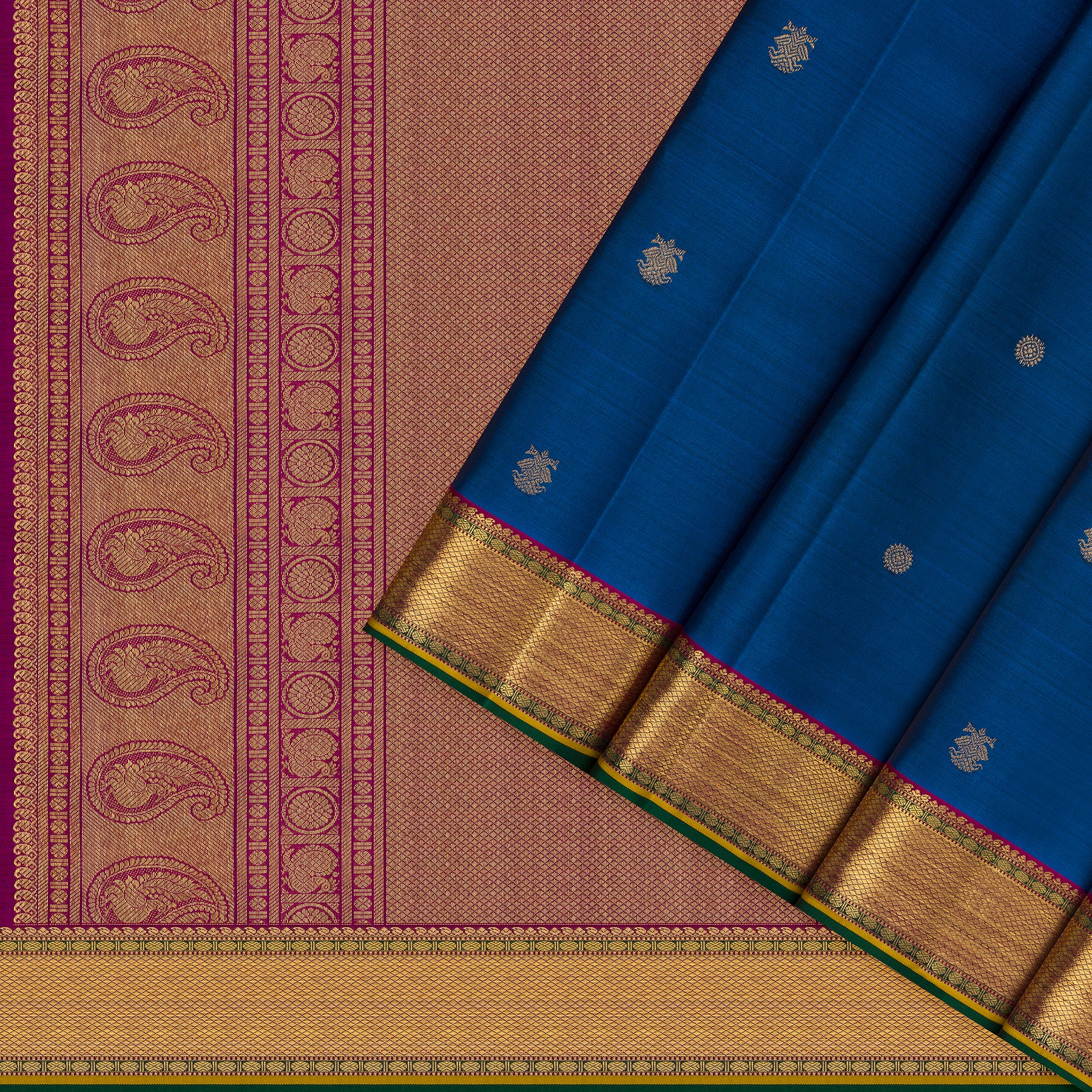 Kanakavalli Kanjivaram Silk Sari 26-110-HS001-02342 - Cover View