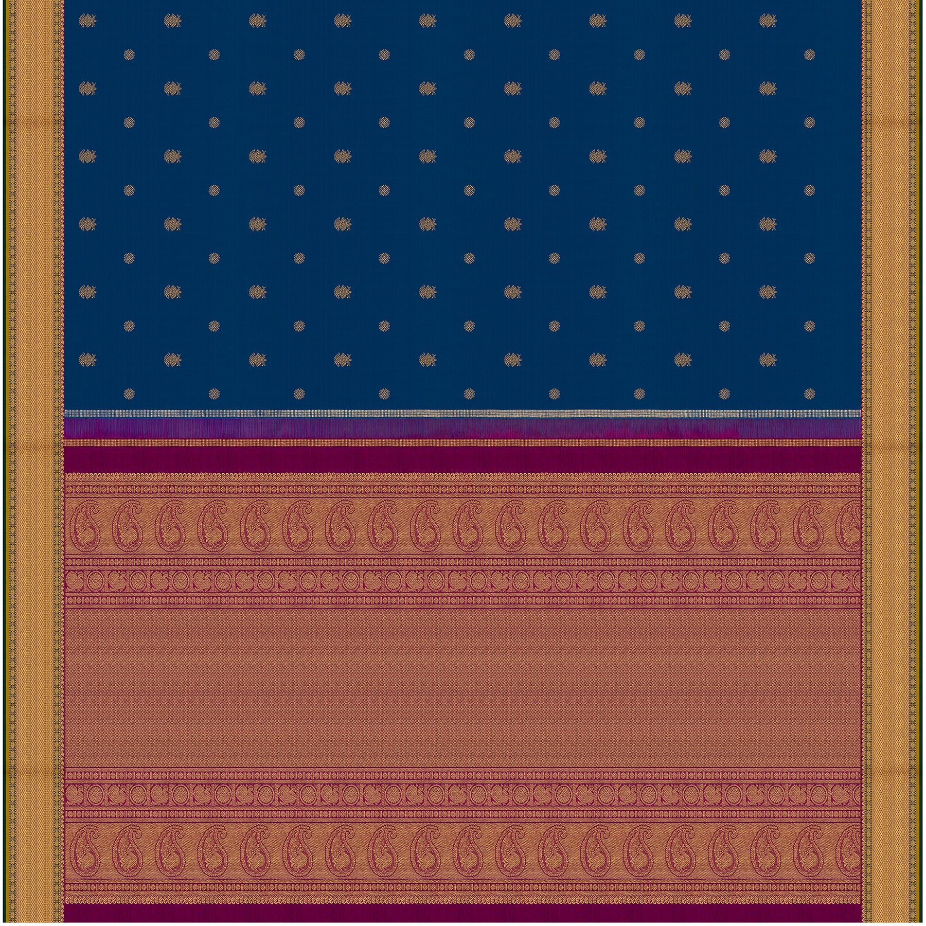 Kanakavalli Kanjivaram Silk Sari 26-110-HS001-02342 - Full View
