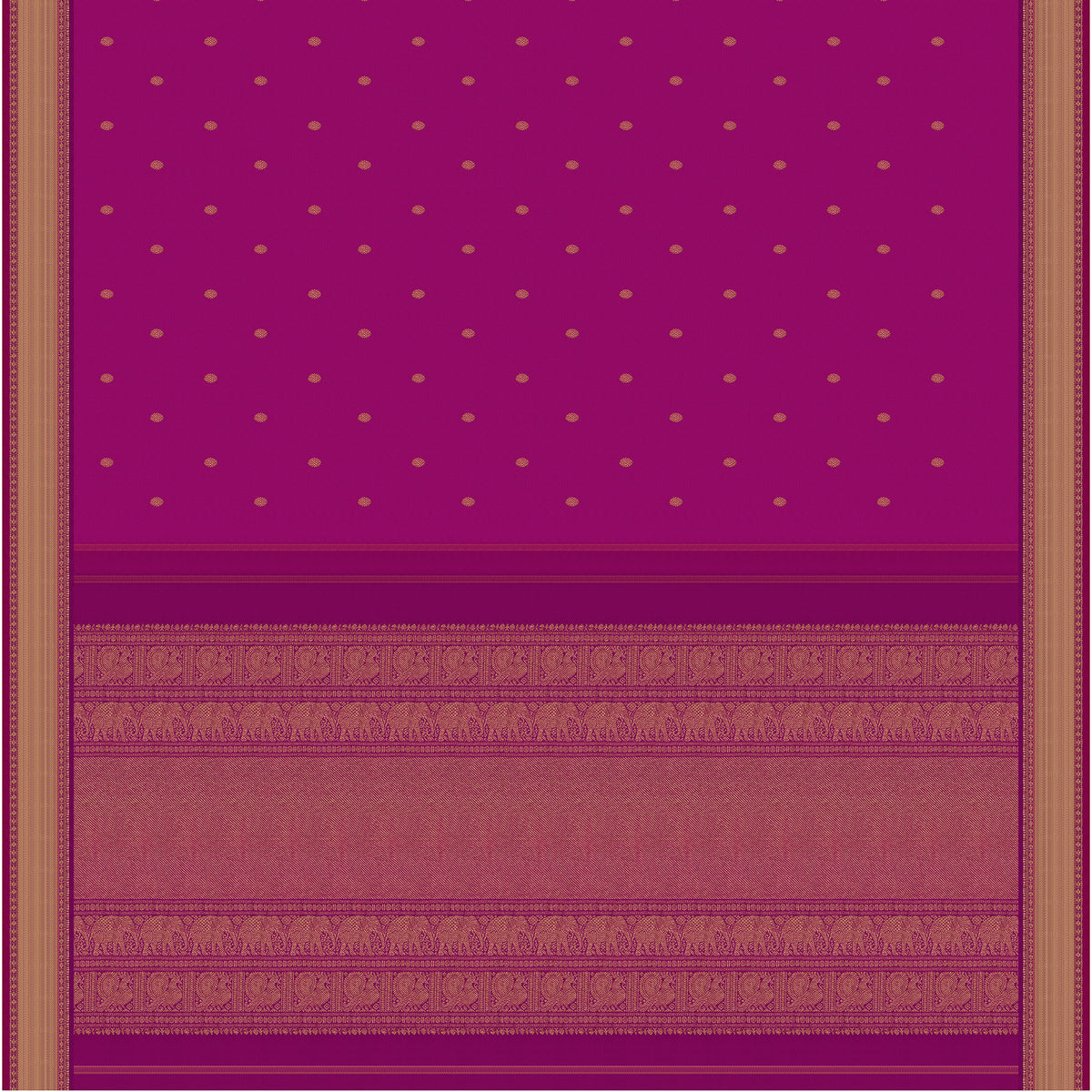 Kanakavalli Kanjivaram Silk Sari 26-110-HS001-02857 - Full View