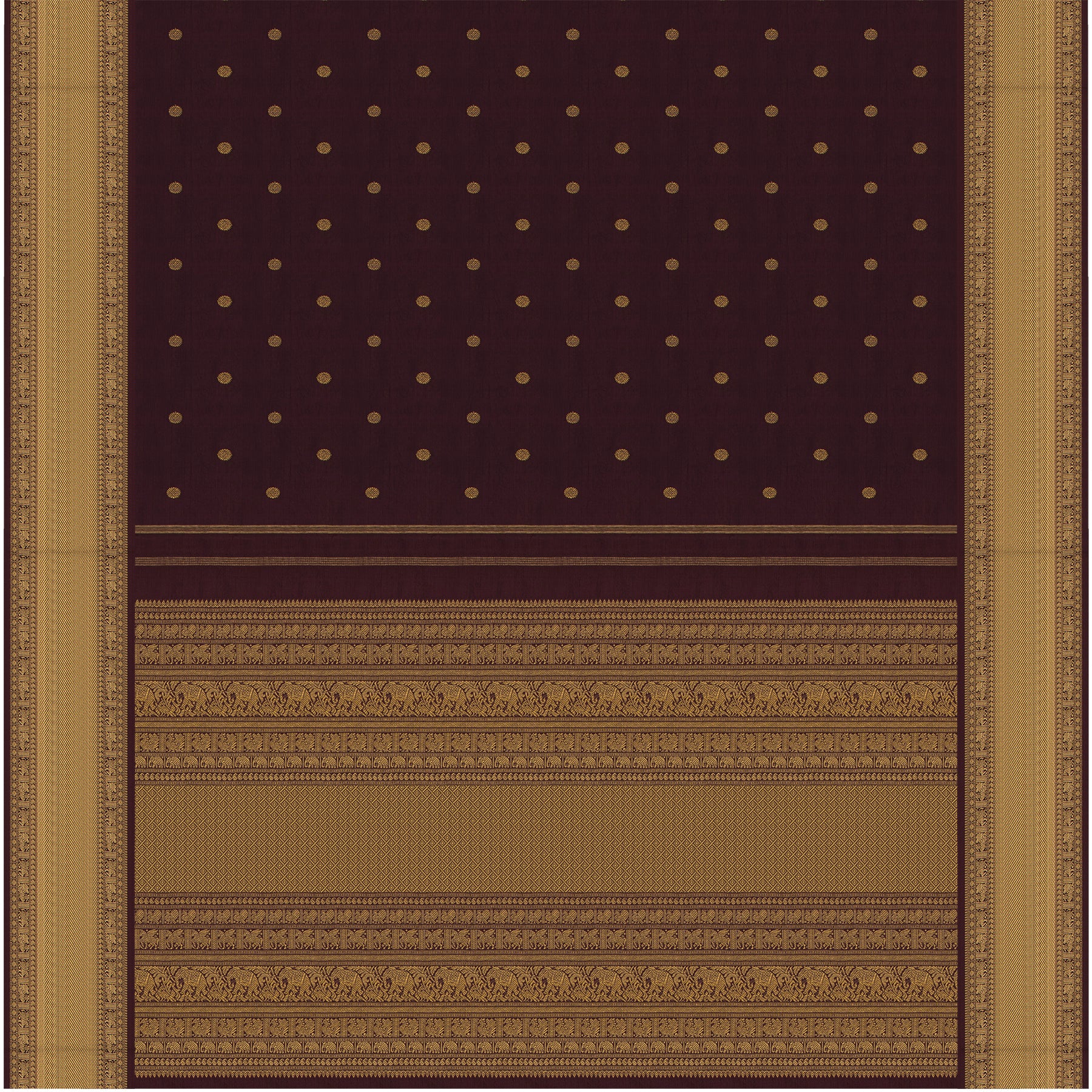 Kanakavalli Kanjivaram Silk Sari 26-110-HS001-02887 - Full View