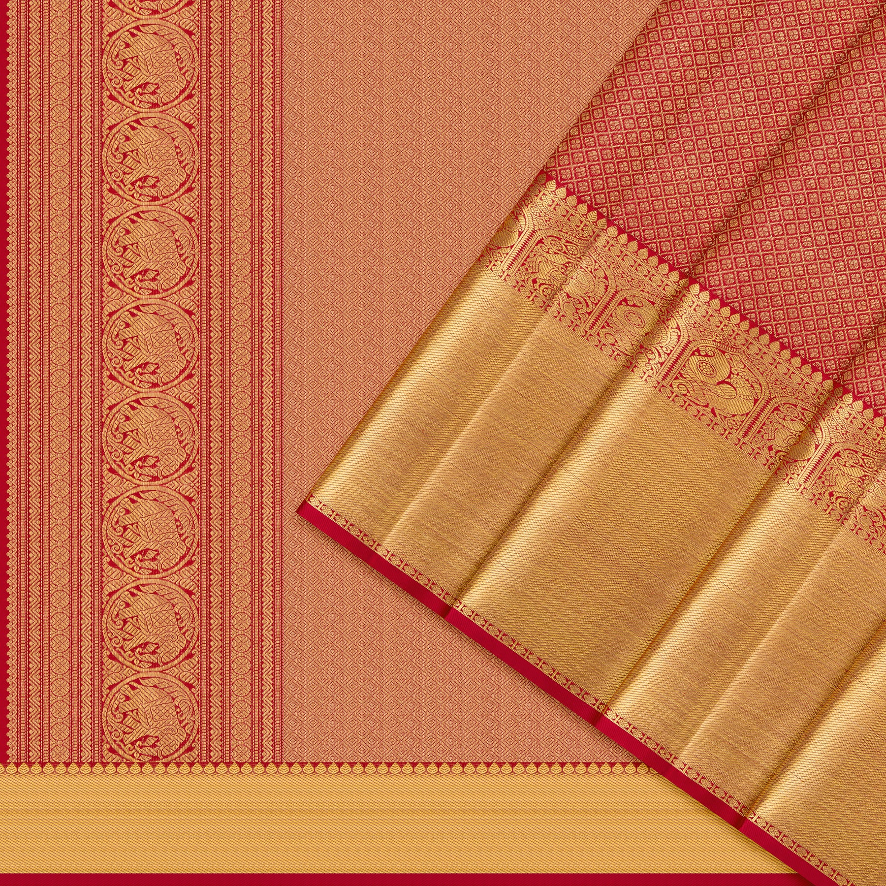Kanakavalli Kanjivaram Silk Sari 26-110-HS001-03496 - Cover View