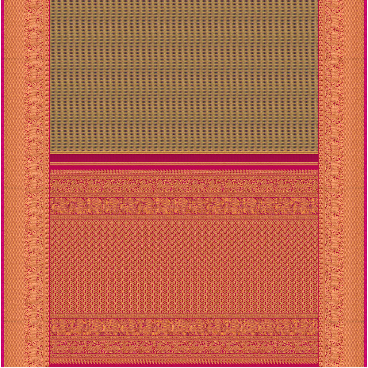 Kanakavalli Kanjivaram Silk Sari 26-110-HS001-03498 - Full View